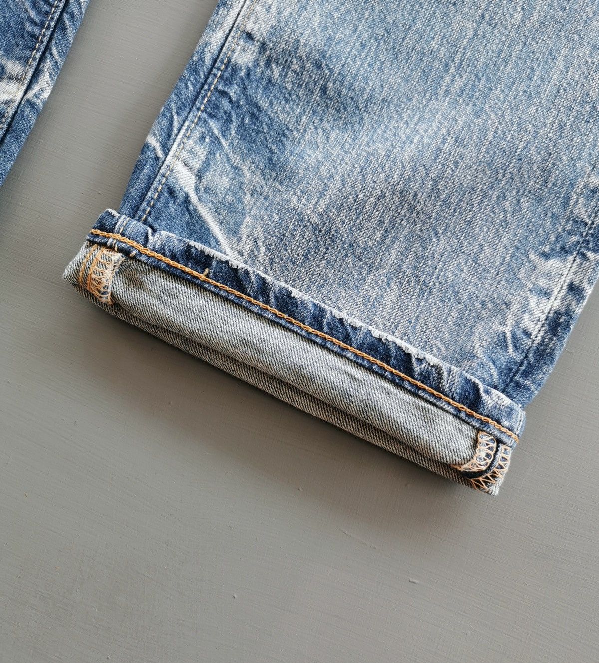 Edwin Vintage Edwin 503 Distressed Women Jeans Size 32" / US 10 / IT 46 - 5 Thumbnail