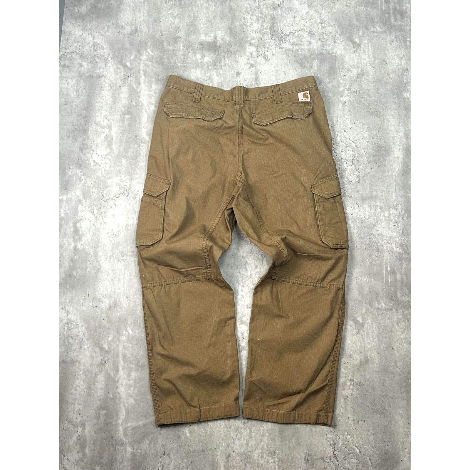 Carhartt Carhartt Ripstop Canvas Workwear Cargo Pants Size 37 Beige Size US 37 - 2 Thumbnail