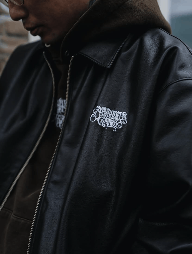 Japanese Brand BUDSPOOL ALL DAY - FAUX LEATHER ZIP JACKET Size US S / EU 44-46 / 1 - 1 Thumbnail