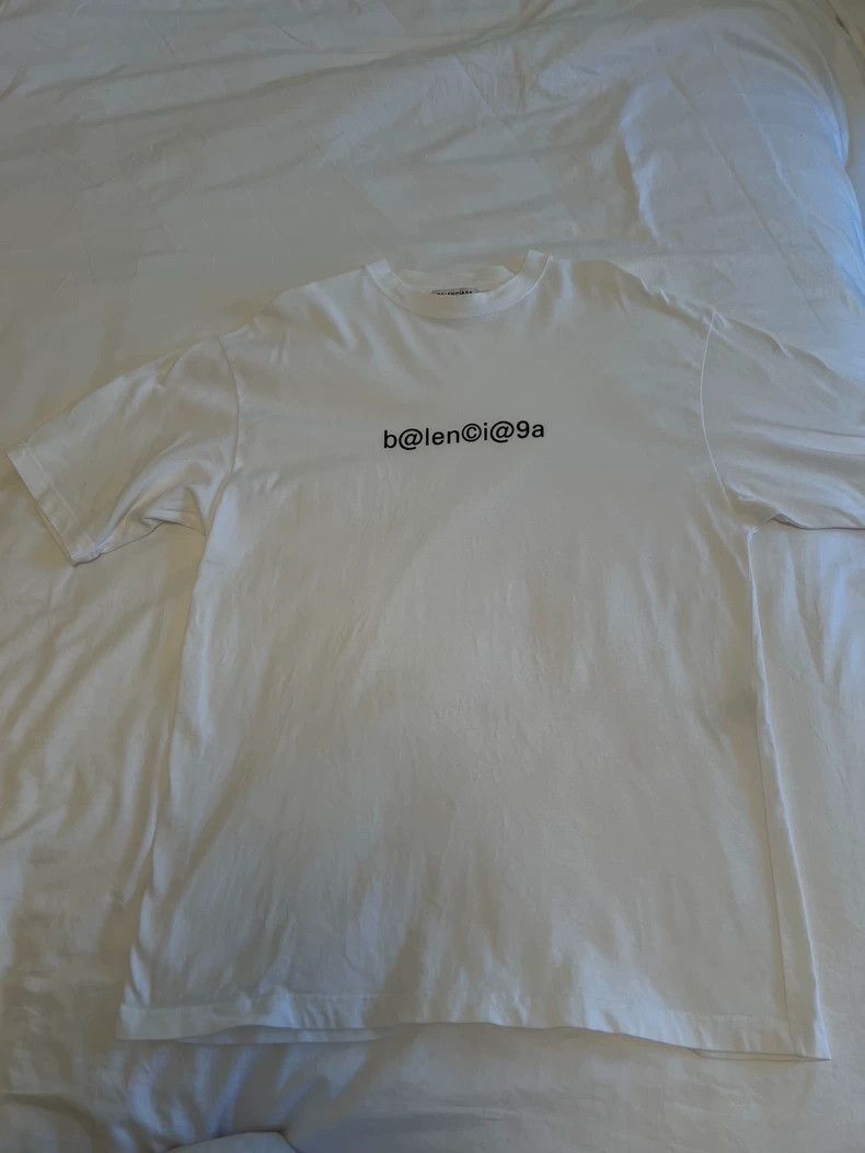 Balenciaga Balenciaga White letter logo short sleeve Size US XS / EU 42 / 0 - 1 Thumbnail