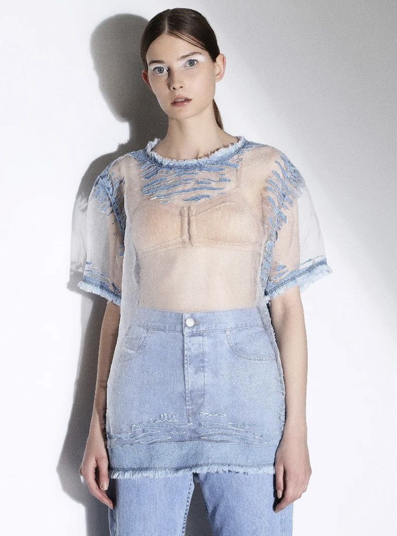 Diesel Diesel Oversized See Through Tee Size S / US 4 / IT 40 - 3 Thumbnail
