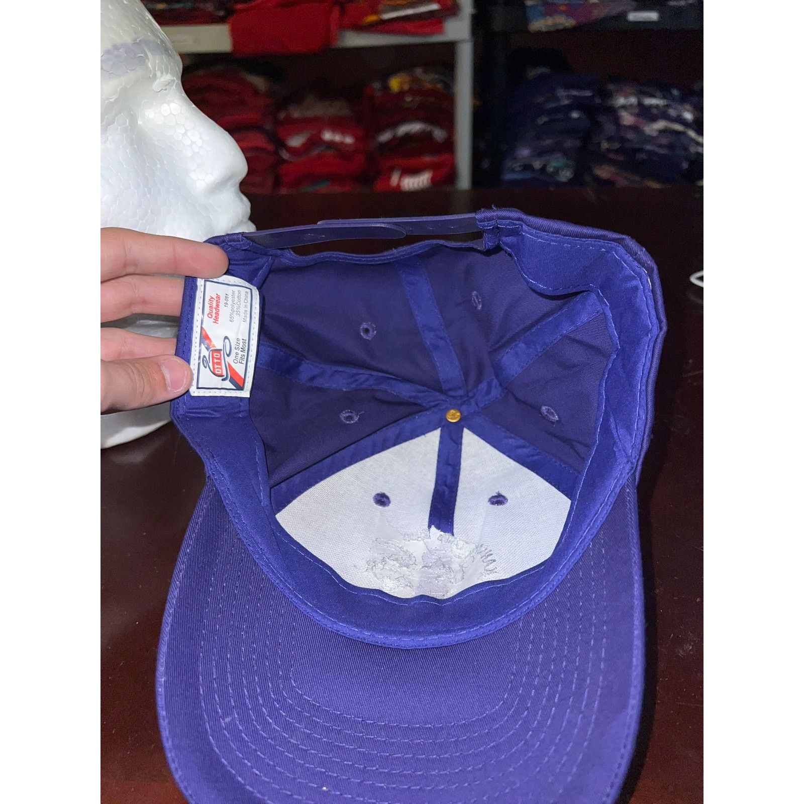 Vintage Kansas State Fair Hat Purple Rabbit 2008 Graphic Headwear Size ONE SIZE - 6 Thumbnail