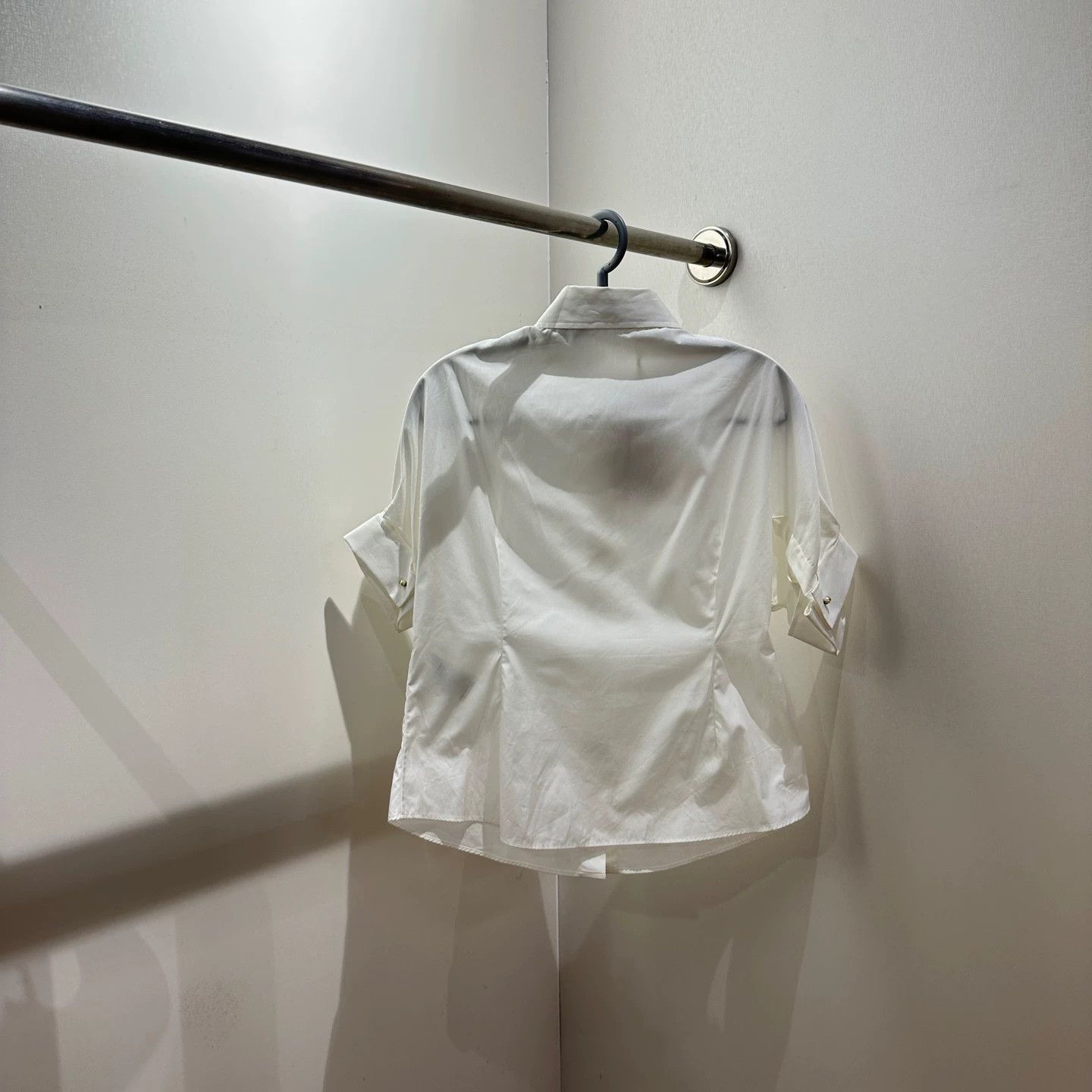 Christian Dior Monsieur Dior May739 CD Bee Pearl-Button Cotton Shirt 36 Size XS / US 0-2 / IT 36-38 - 2 Thumbnail