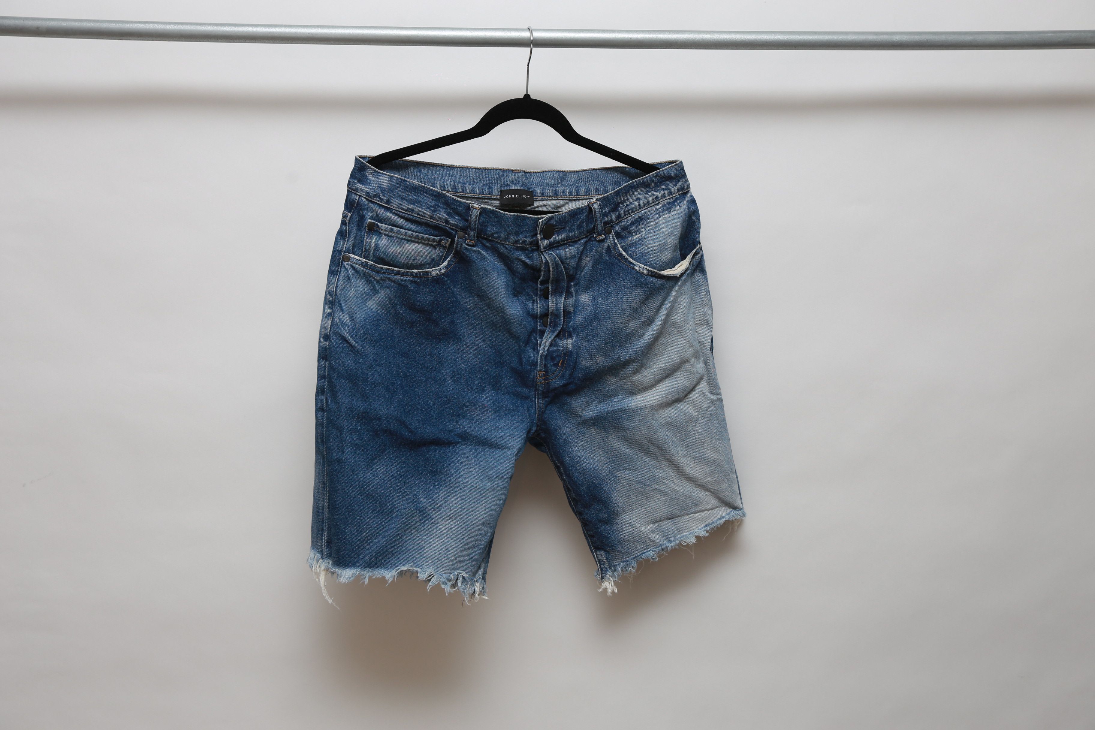 John Elliott Denim Shorts Size US 34 / EU 50 - 1 Thumbnail