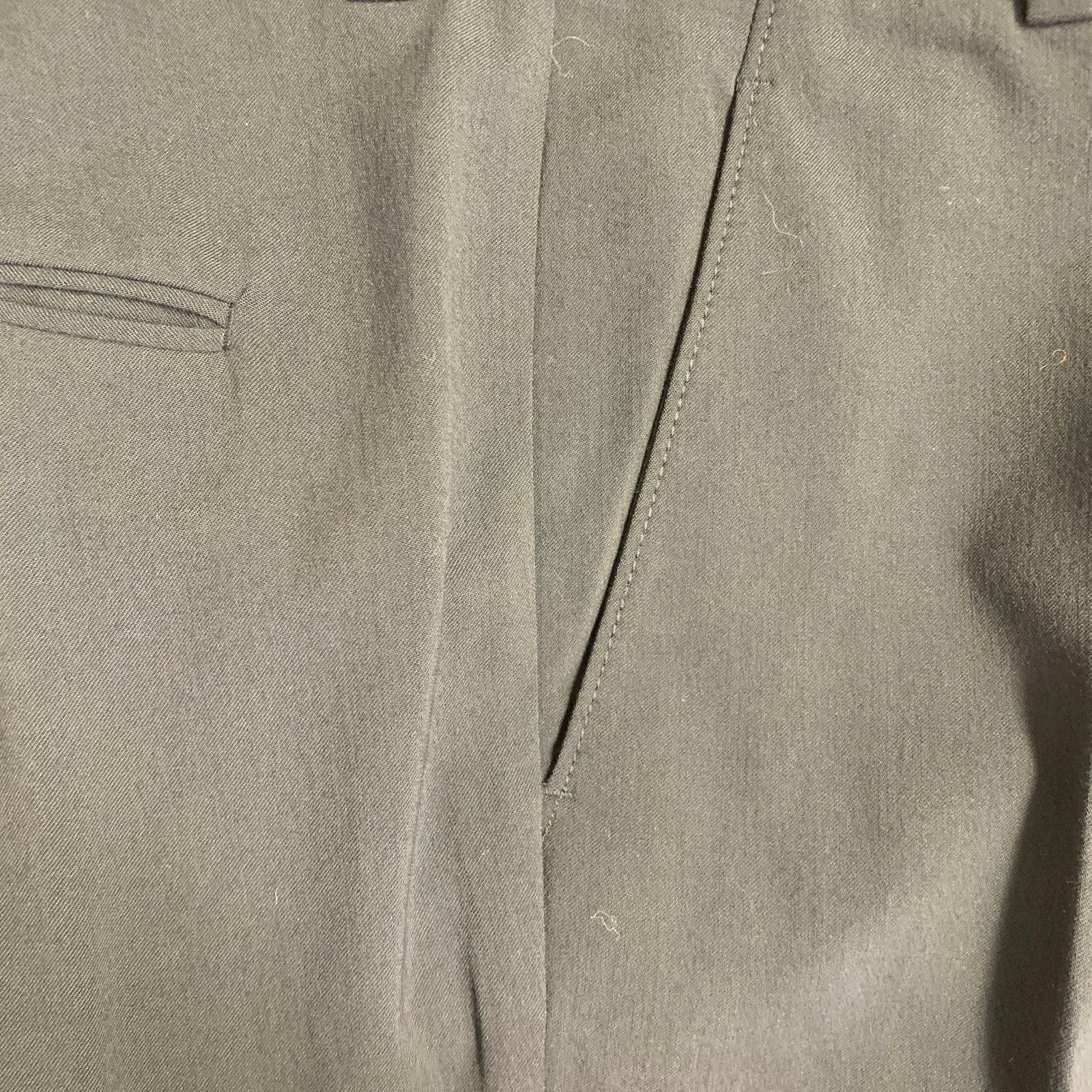 3.1 Phillip Lim 3.1 PHILLIP LIM Navy Twill Viscose Contrast Trim Dress Pants Size 34R - 5 Thumbnail