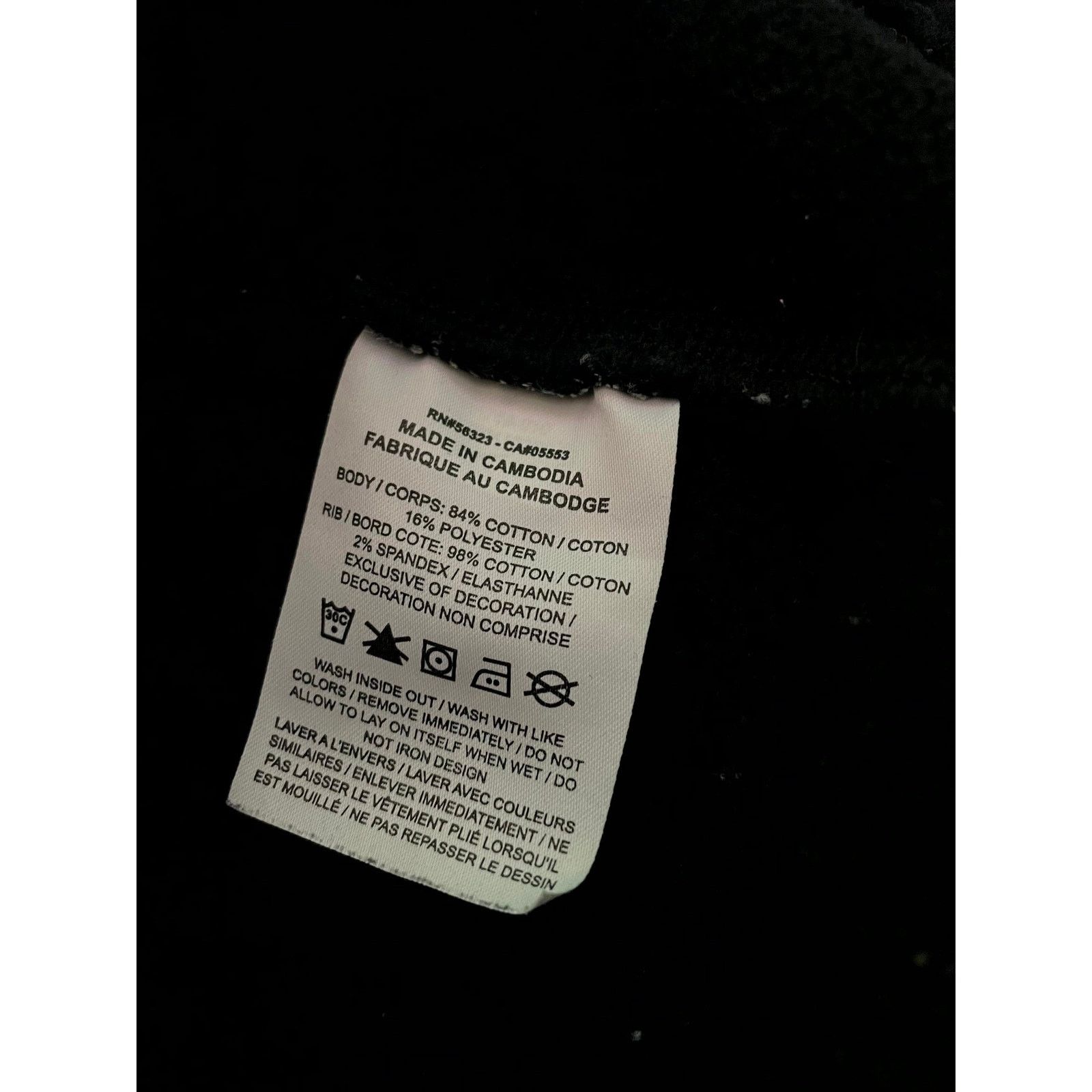 Nike Nike Off White 006 Fleece Black Hoodie Size US M / EU 48-50 / 2 - 4 Thumbnail