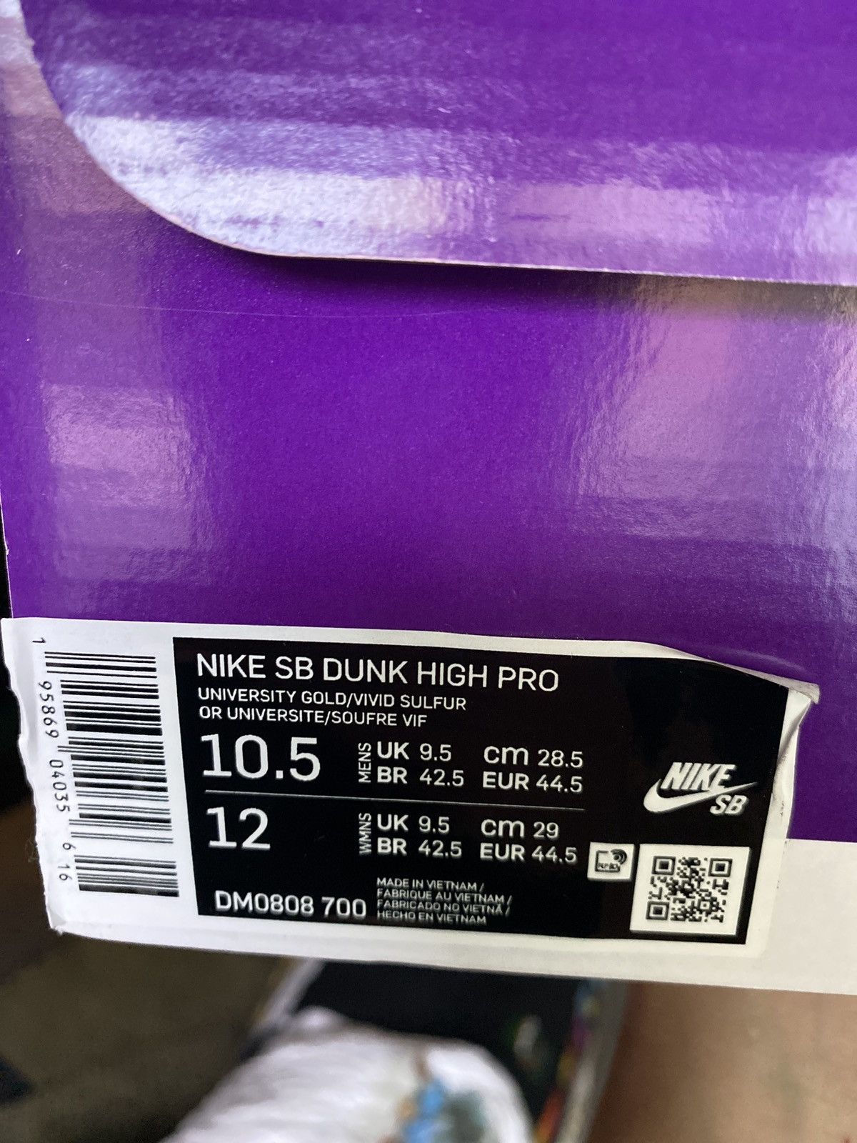 Nike Nike SB Dunk High “Pineapple” Size US 10.5 / EU 43-44 - 7 Thumbnail
