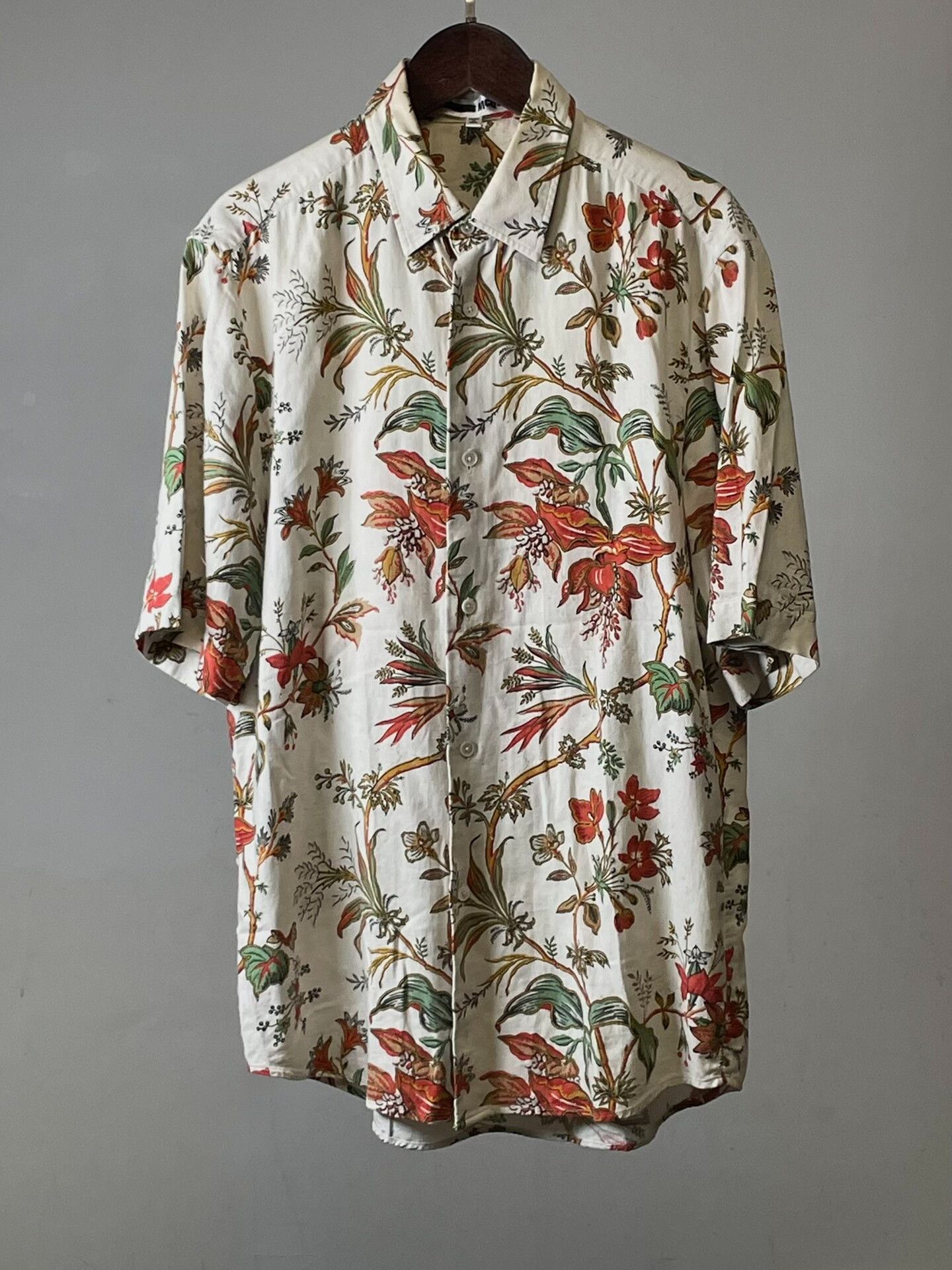 McQ Alexander McQueen Alexander McQueen Floral Print Shirt Size US L / EU 52-54 / 3 - 1 Thumbnail