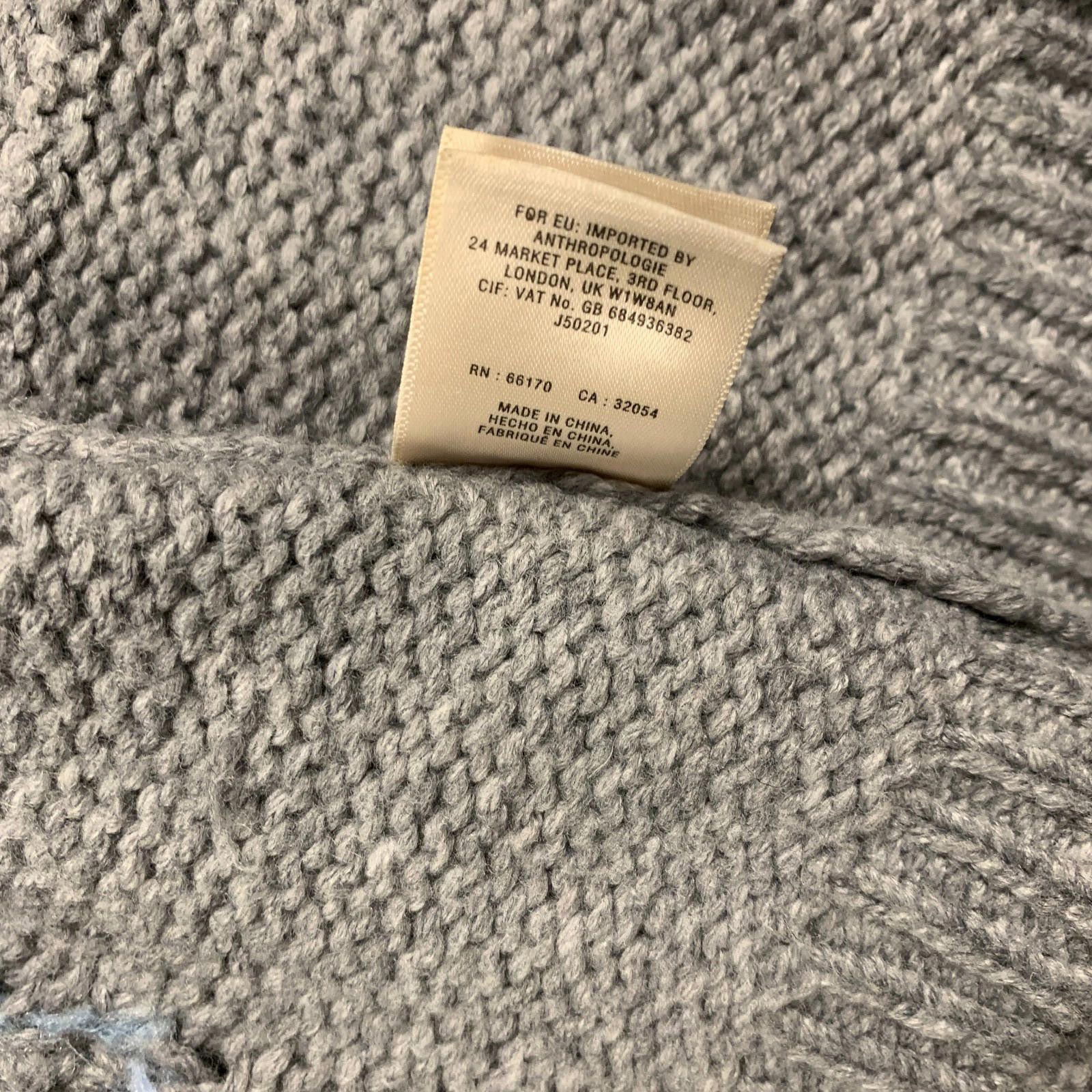 Designer Angel Of the North Open Front Hooded Cardigan Sz. Med (368) Size M / US 6-8 / IT 42-44 - 8 Thumbnail