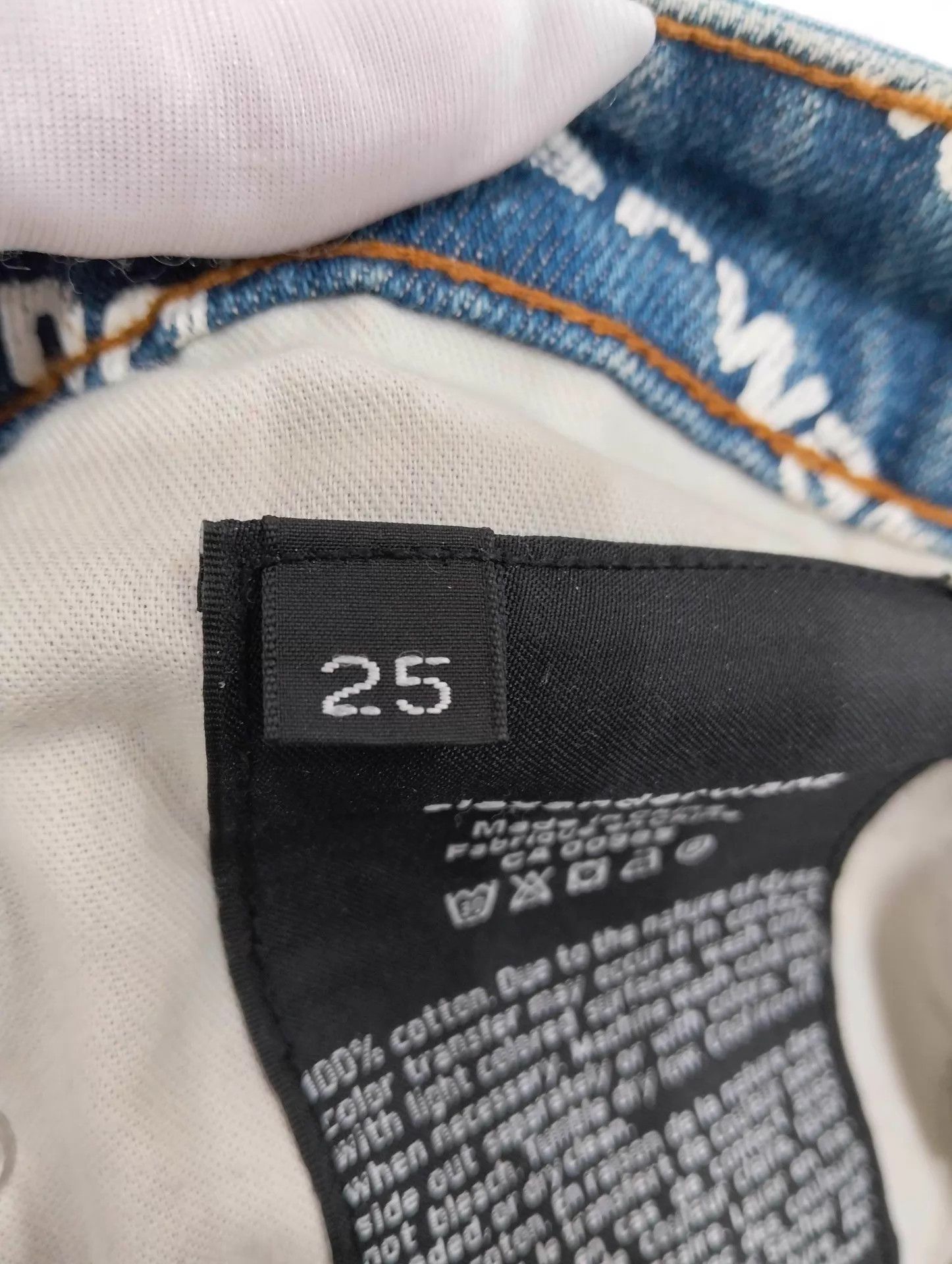 Alexander Wang Alexander Wang All-Over Print Denim Jeans 25 95 New Size 25" / US 0 / IT 36 - 5 Thumbnail