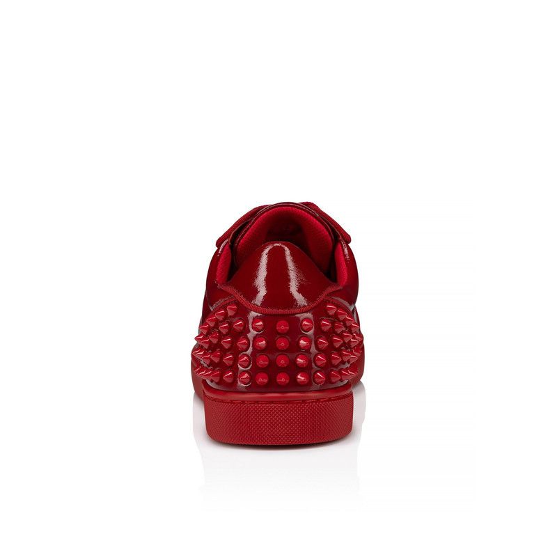 Christian Louboutin oc11z0426 Seavaste 2 Orlato Flat Patent Sneakers in Red Size US 8.5 / EU 41-42 - 3 Thumbnail