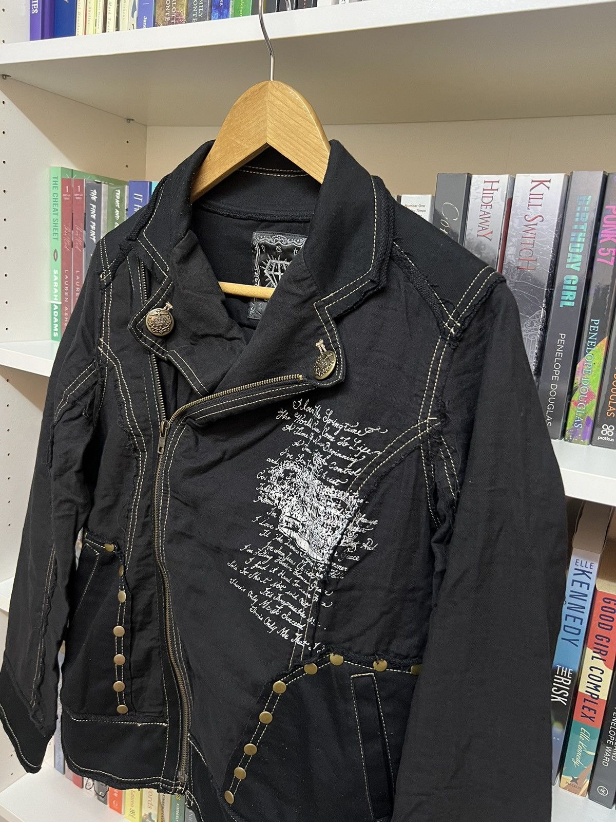 If Six Was Nine Alhon Quins Japan Double Collar Jacket Size US S / EU 44-46 / 1 - 3 Thumbnail