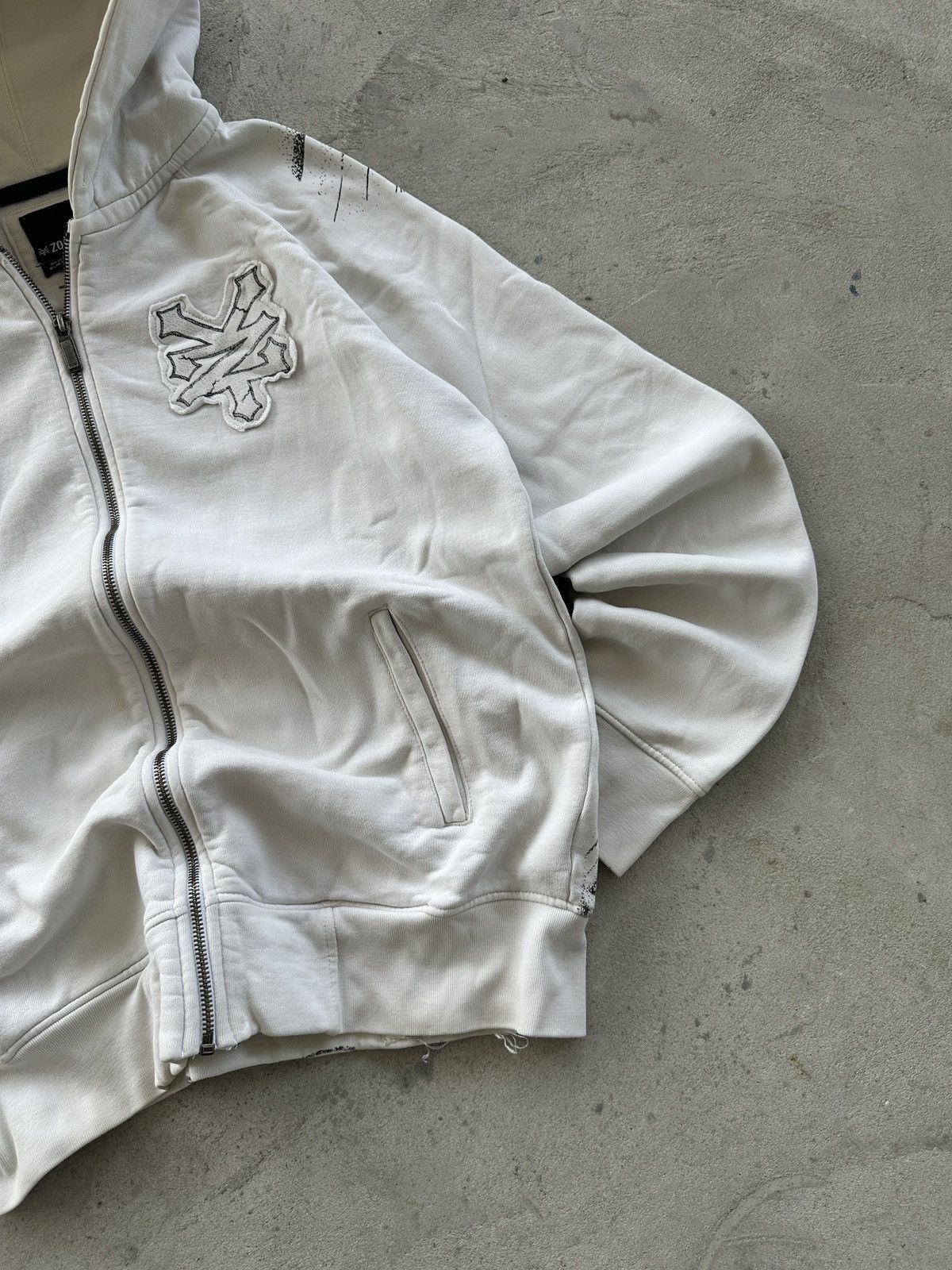 Zoo York Vintage Zoo York Big Back Print White Y2K Men’s Size S Size US S / EU 44-46 / 1 - 4 Thumbnail