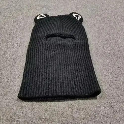 VIBE Bear Ears Balaclava Ski Mask Black Size ONE SIZE - 4 Thumbnail