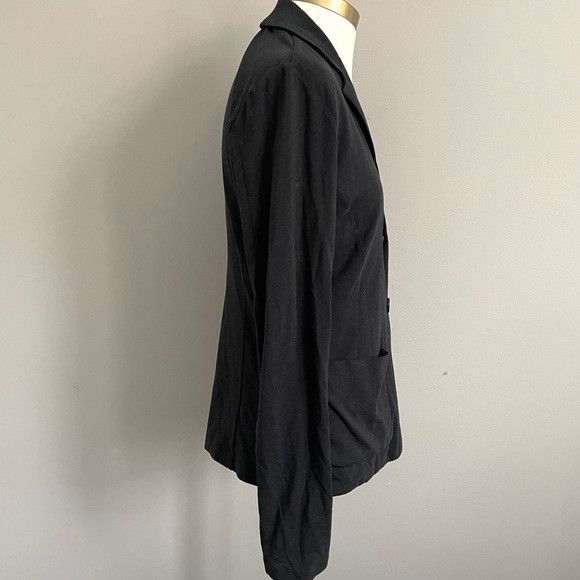 Weekend Max Mara Weekend Max Mara Black Lightweight Jersey Blazer 🇵🇹 Size M / US 6-8 / IT 42-44 - 4 Thumbnail