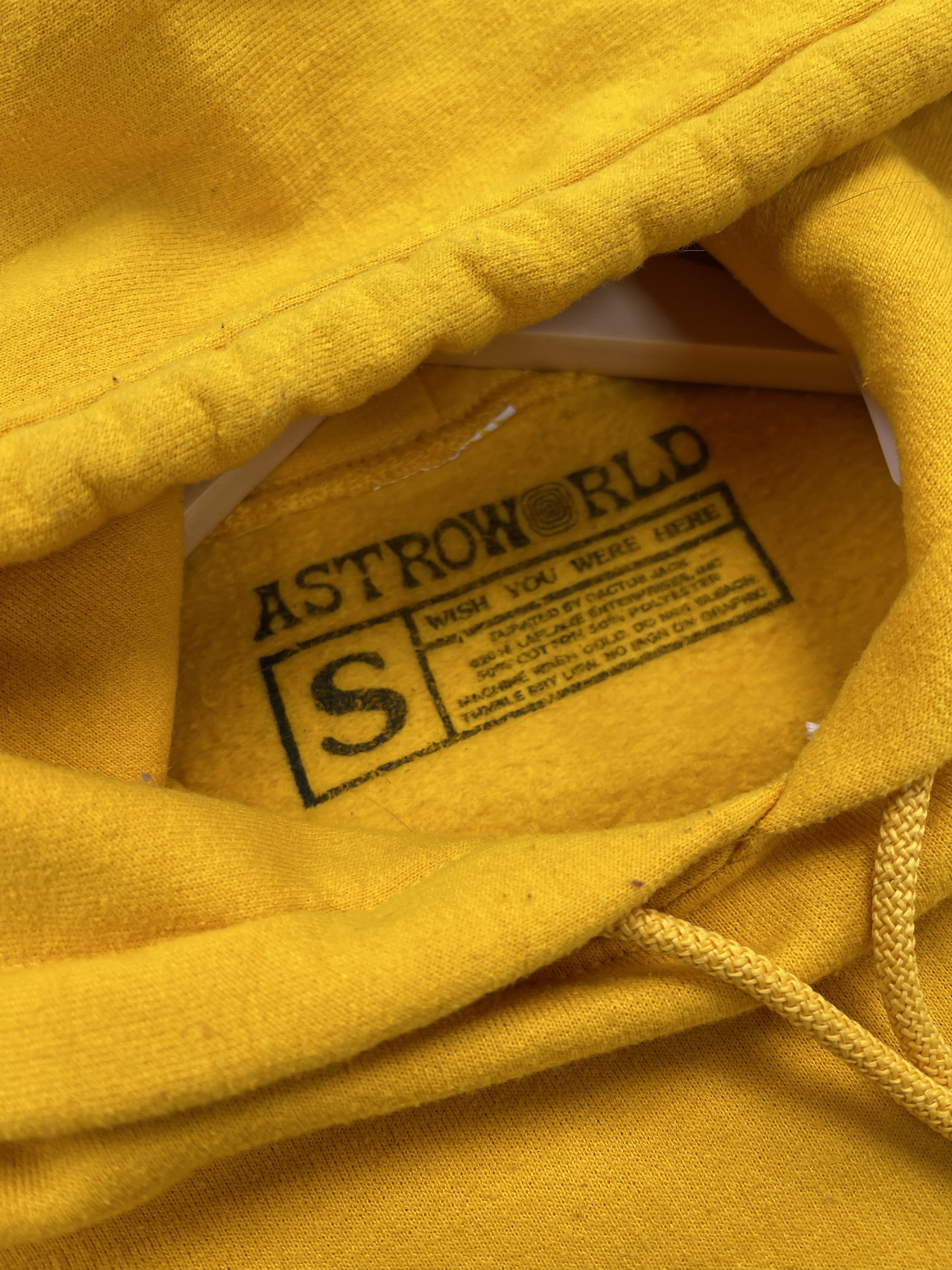 Travis Scott Travis Scott AstroWorld Wish You Were Here Hoodie Yellow Size US S / EU 44-46 / 1 - 6 Thumbnail