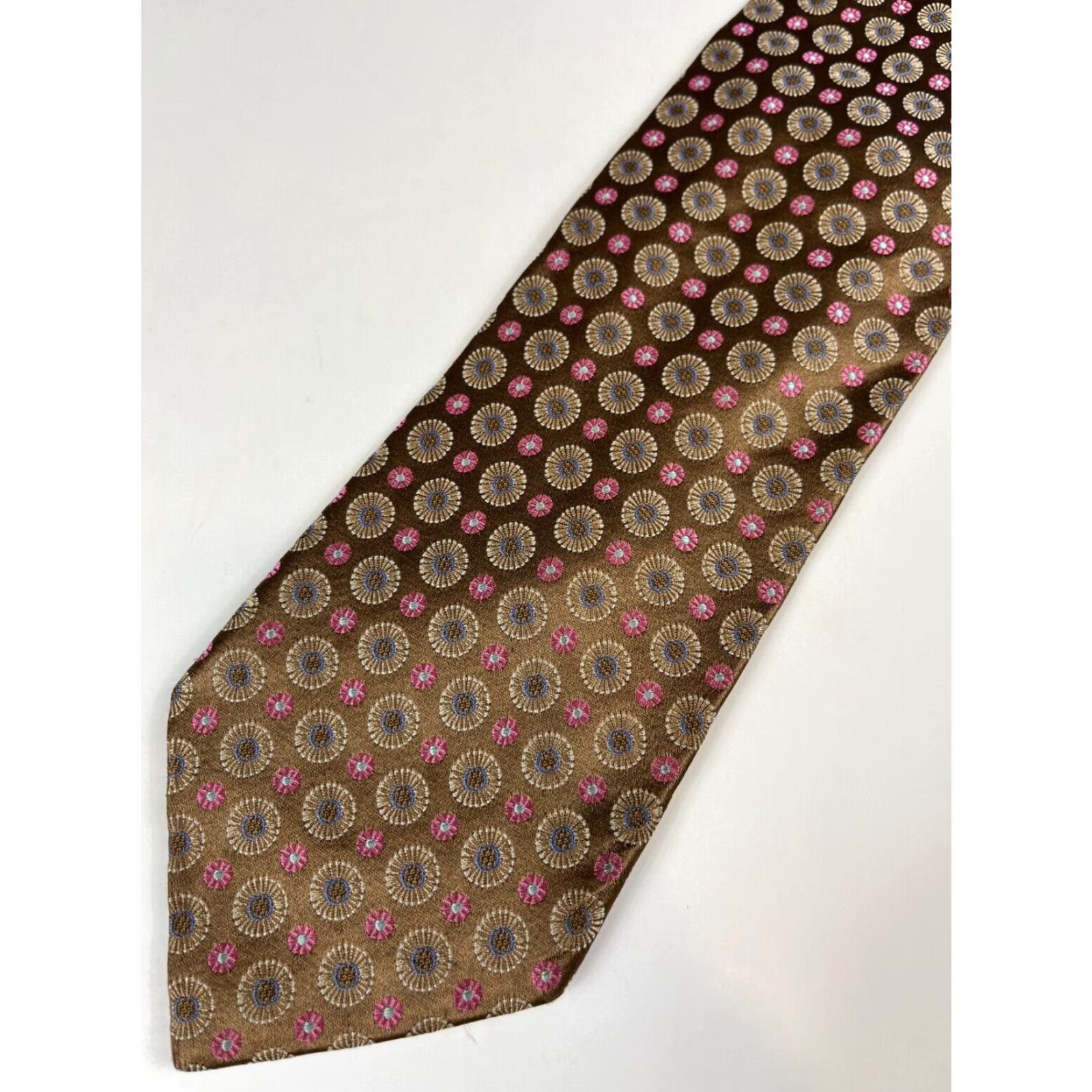 Ermenegildo Zegna Ermenegildo Zegna Silk Tie Men’s Floral Foulard Made in Italy Copper 3.75" Wide Long 61.75" Silk Tie Pre-owned in great condition Mens Size ONE SIZE - 5 Thumbnail