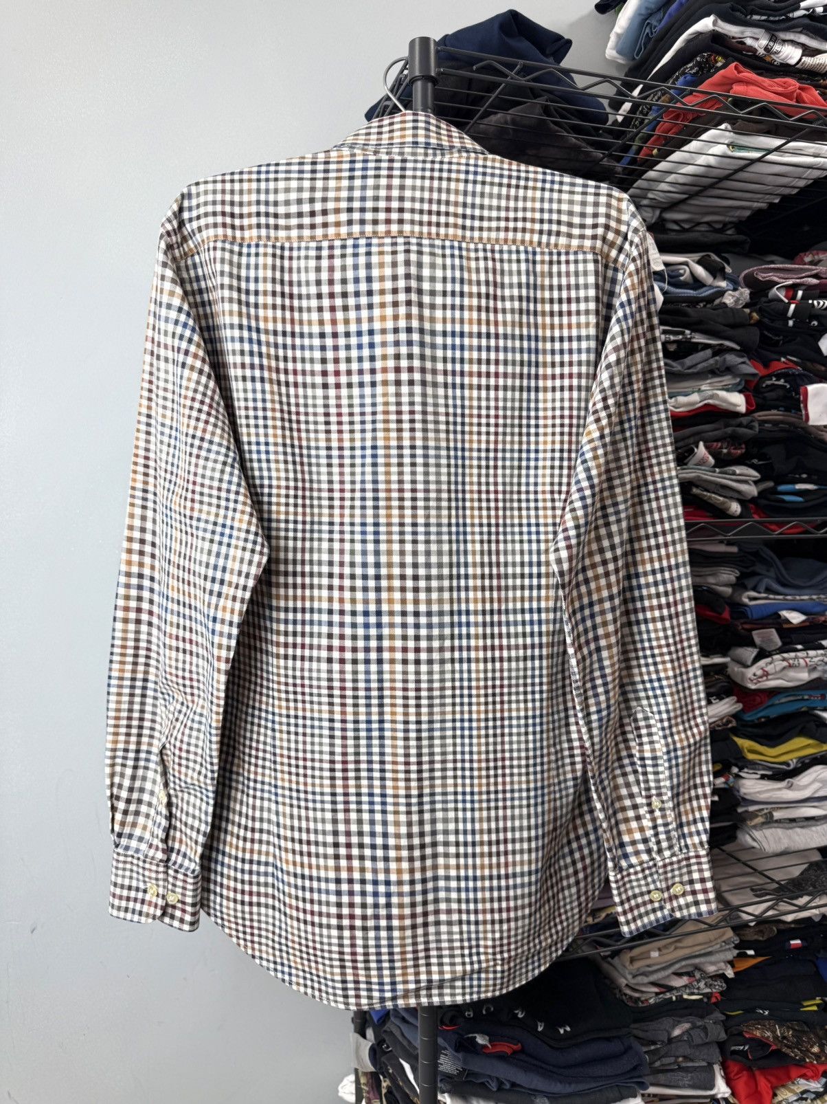 Etro Etro Checkered Shirt Buttons Up Italy Designer Size US M / EU 48-50 / 2 - 7 Thumbnail