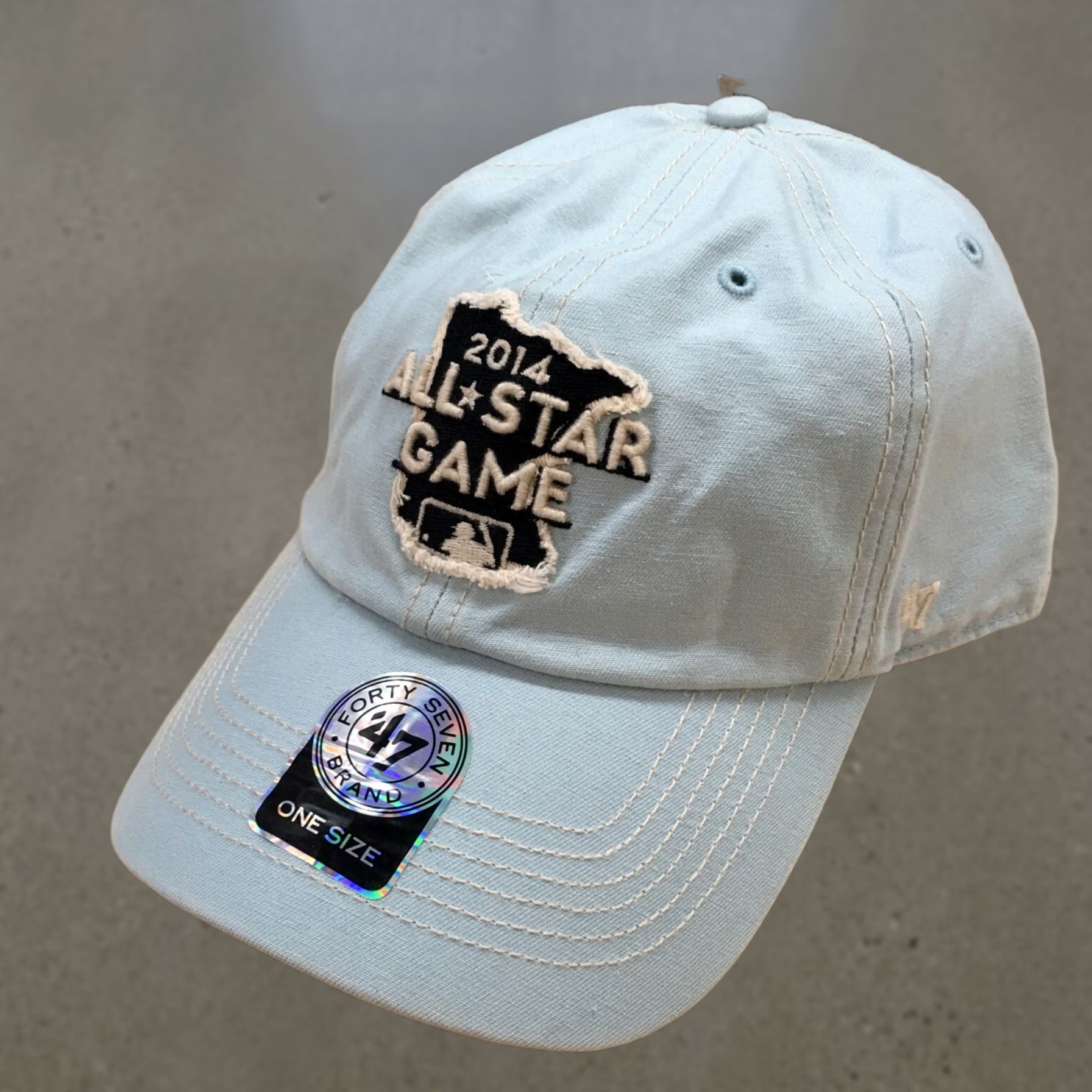 47 47 Minnesota Twins All Star Game Baseball Hat Men Beige OS Embroidered Logo NEW Size ONE SIZE - 1 Thumbnail