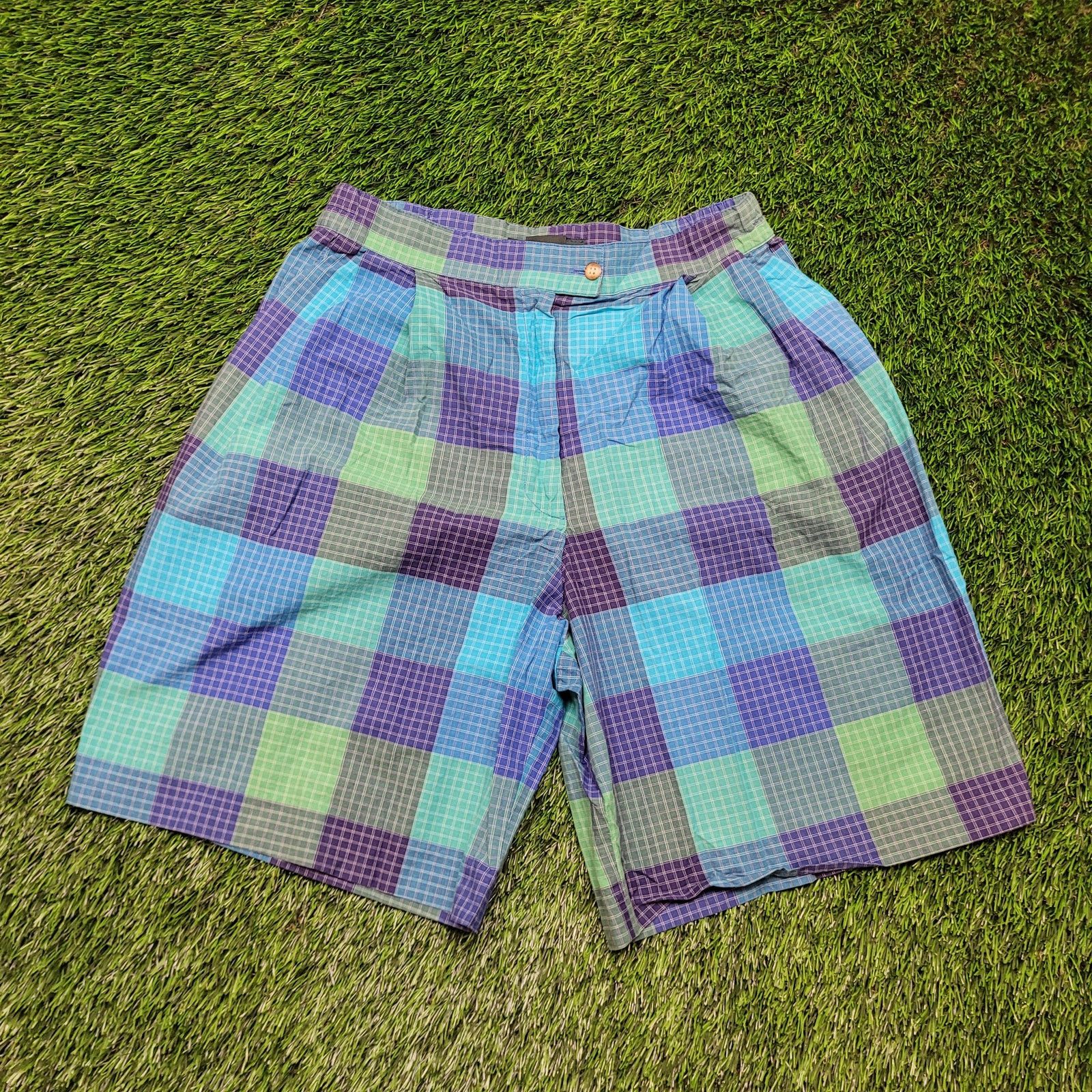 Lyle & Scott VTG 80s Lyle & Scott Pleated High Waisted Mom Shorts 6 28" Size 28" / US 6 / IT 42 - 1 Thumbnail