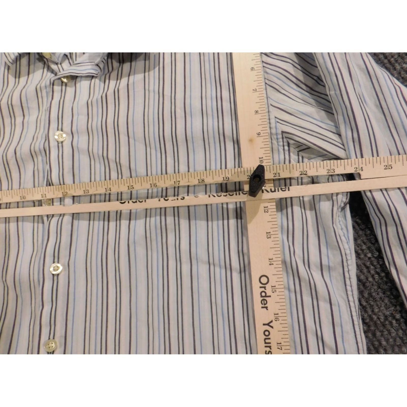 Gap Gap Shirt XL White Striped Button-Up Knit Cotton Linen Long Sleeve Button-Down Men Extra Large Regular Vintage No Size US XL / EU 56 / 4 - 5 Thumbnail