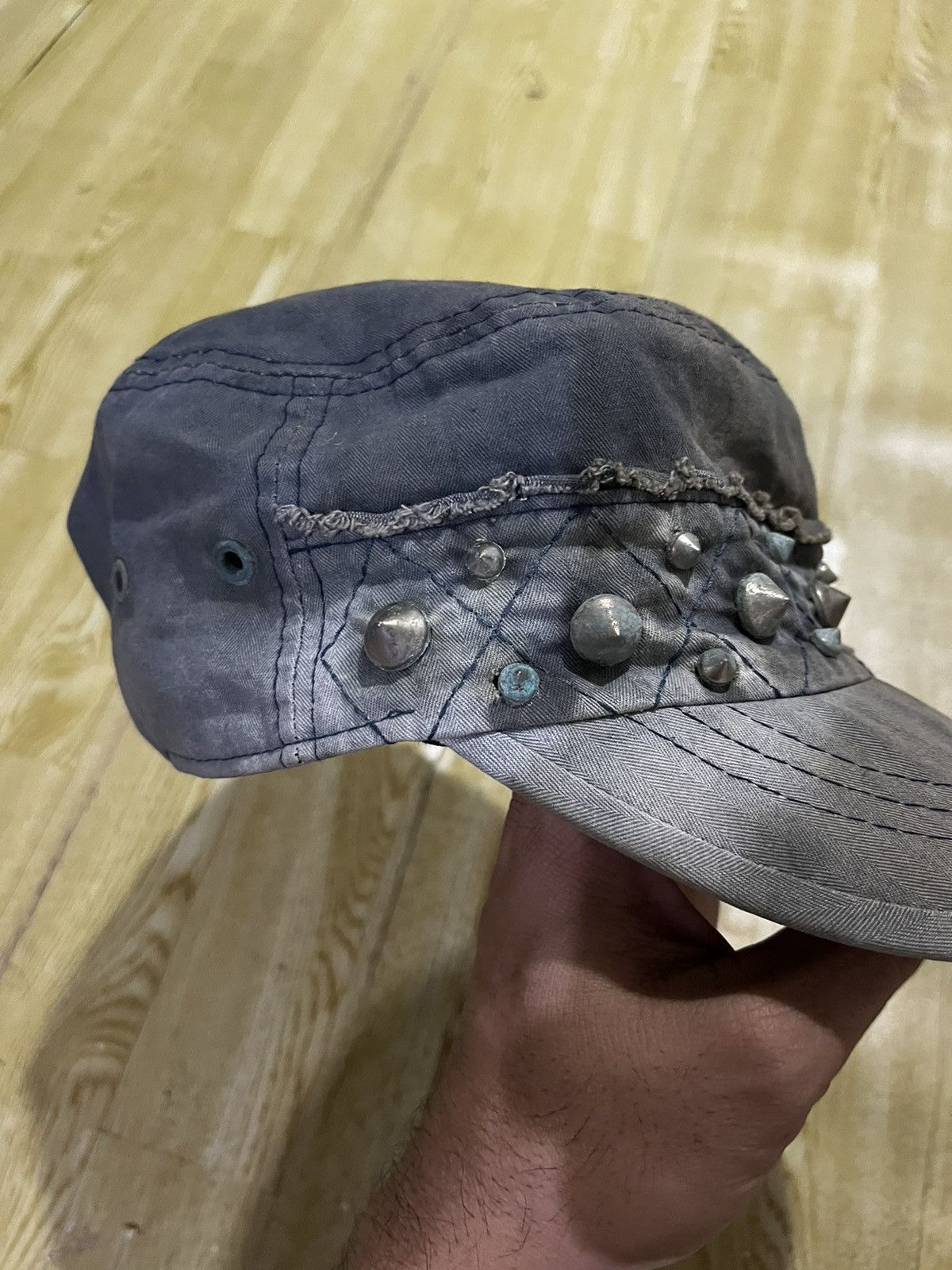 Japanese Brand 🖤BLACKFRIDAY🖤Japanese gothic super thrash studed hats Size ONE SIZE - 6 Thumbnail