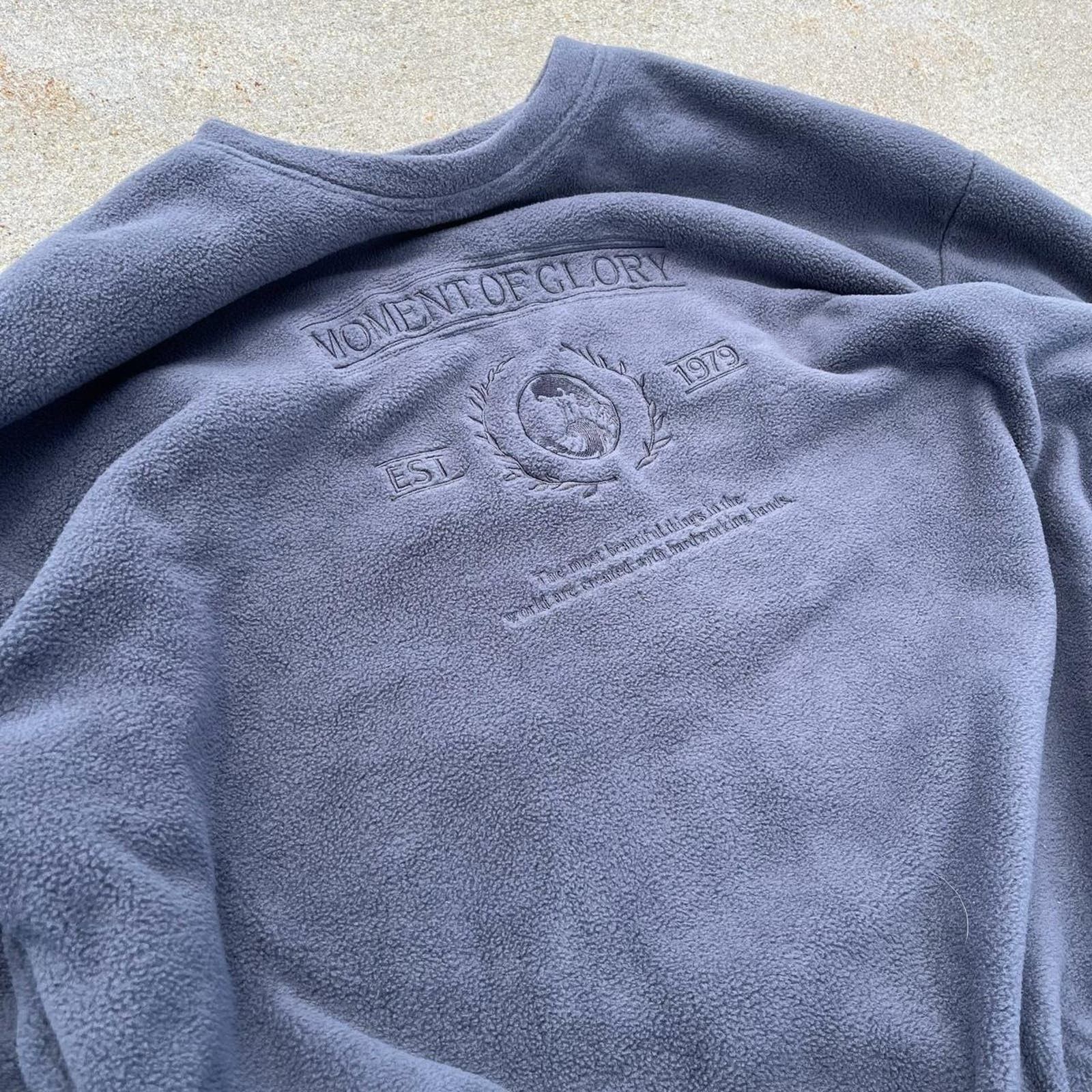 Vintage vintage 2000s baggy boxy grey sweater Size US M / EU 48-50 / 2 - 2 Thumbnail