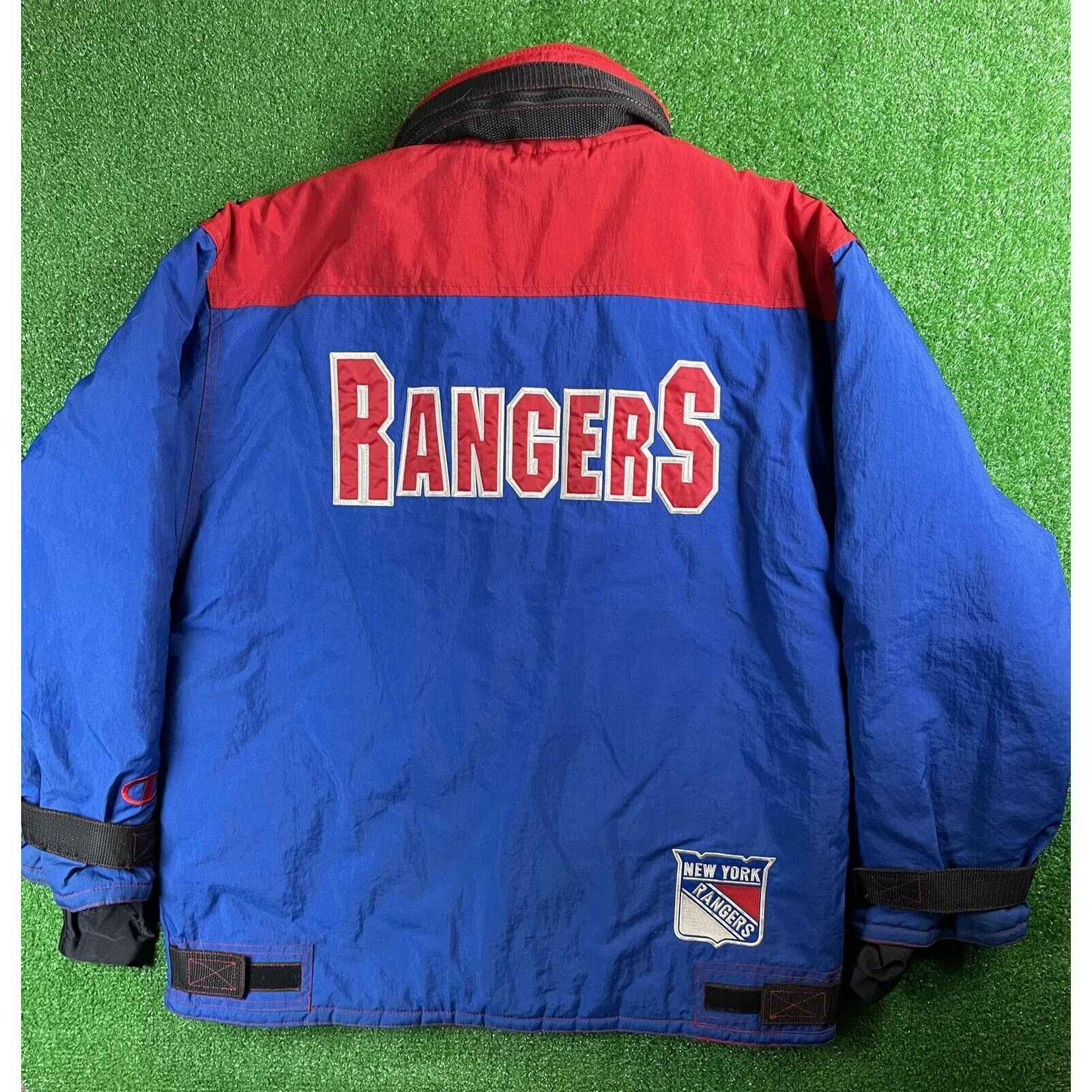 Champion Vintage 90s Champion New York Rangers Large Jacket Blue Size US L / EU 52-54 / 3 - 9 Thumbnail