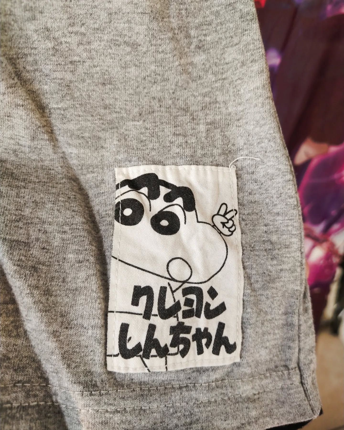 Anime Crayon Shinchan Big Print Graphic Anime Hooded Shirt Size US M / EU 48-50 / 2 - 3 Thumbnail