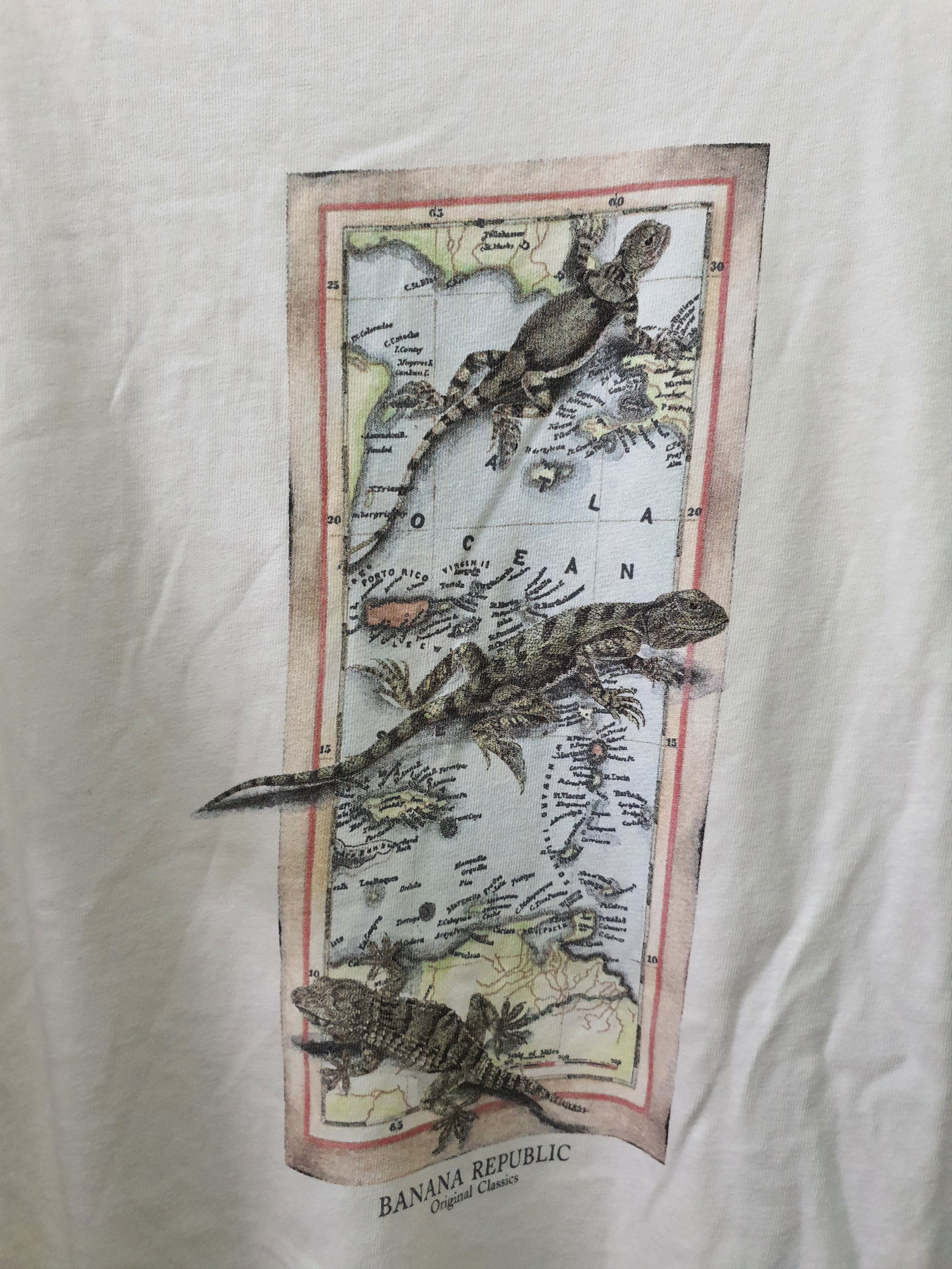 Banana Republic vintage Banana Republic graphic t-shirt with a crocodile Size US M / EU 48-50 / 2 - 9 Thumbnail