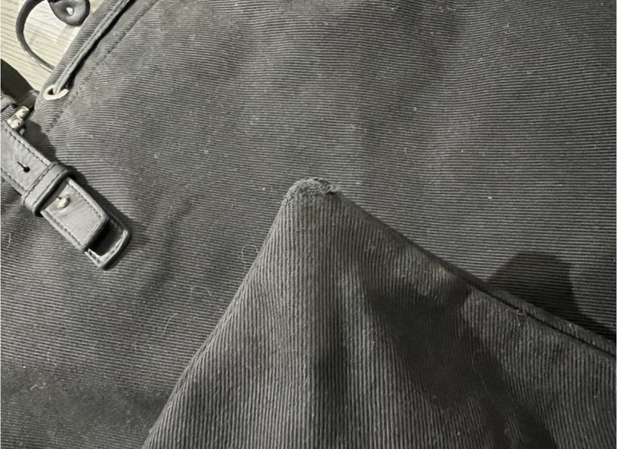 Yves Saint Laurent Saint Laurent (YSL) Canvas Tote Bag — Black Size ONE SIZE - 10 Thumbnail