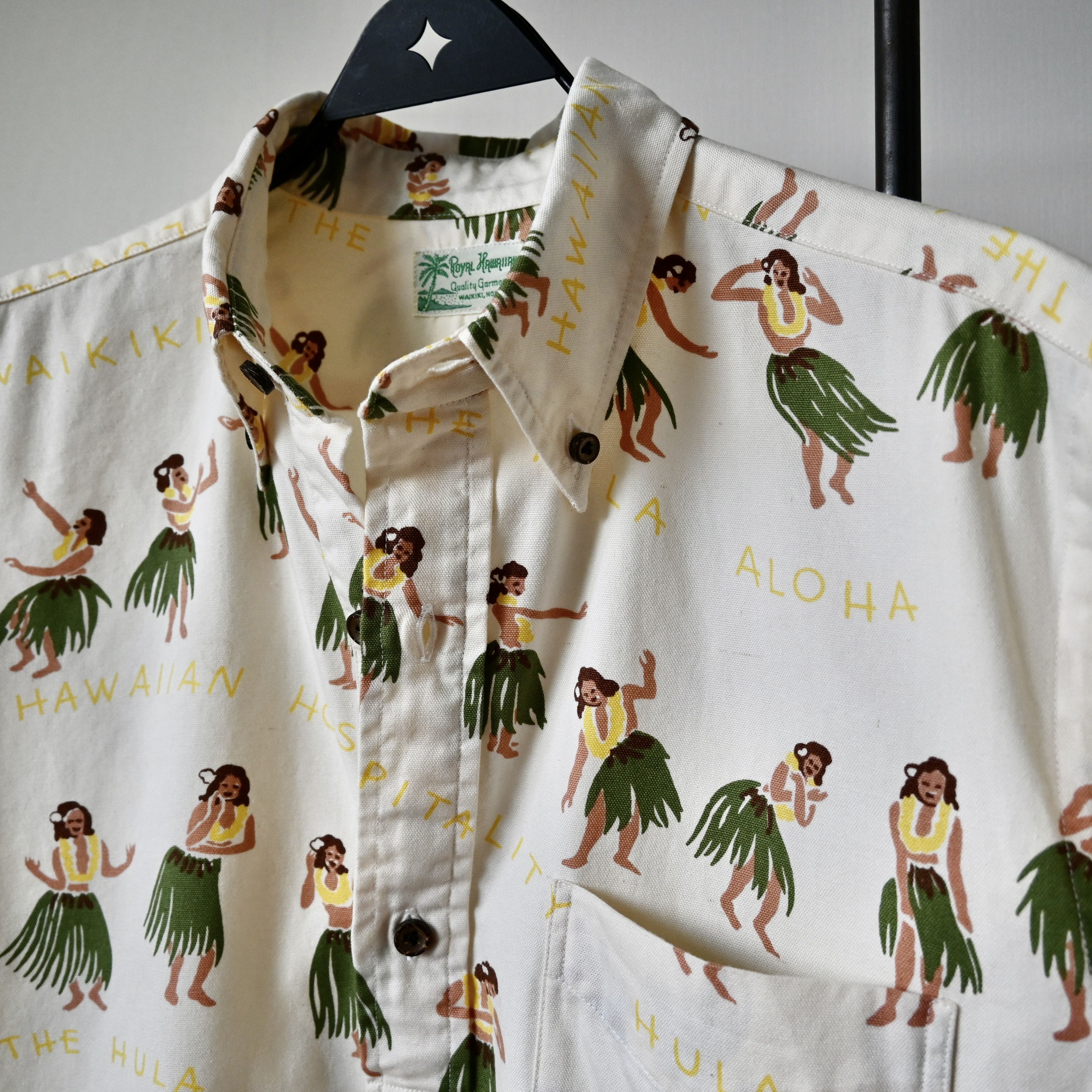 Sun Surf Sun Surf hula dance girls Oxford cotton Hawaiian BD shirt Size US L / EU 52-54 / 3 - 8 Thumbnail