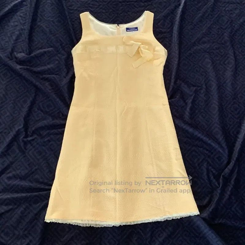 Burberry Burberry Yellow Cotton Off-Shoulder Dress. Size M / US 6-8 / IT 42-44 - 1 Thumbnail