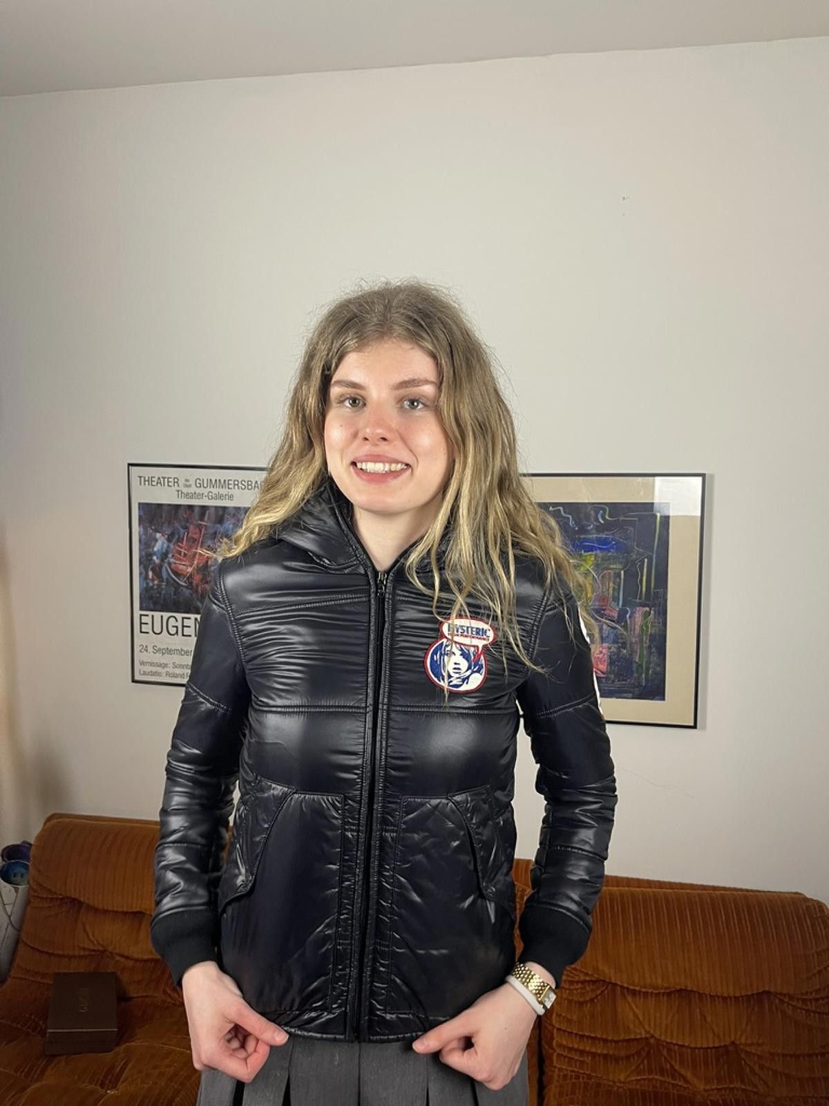 Hysteric Glamour Hysteric Glamour - Black Puffer Jacket with Patches Size S / US 4 / IT 40 - 5 Thumbnail