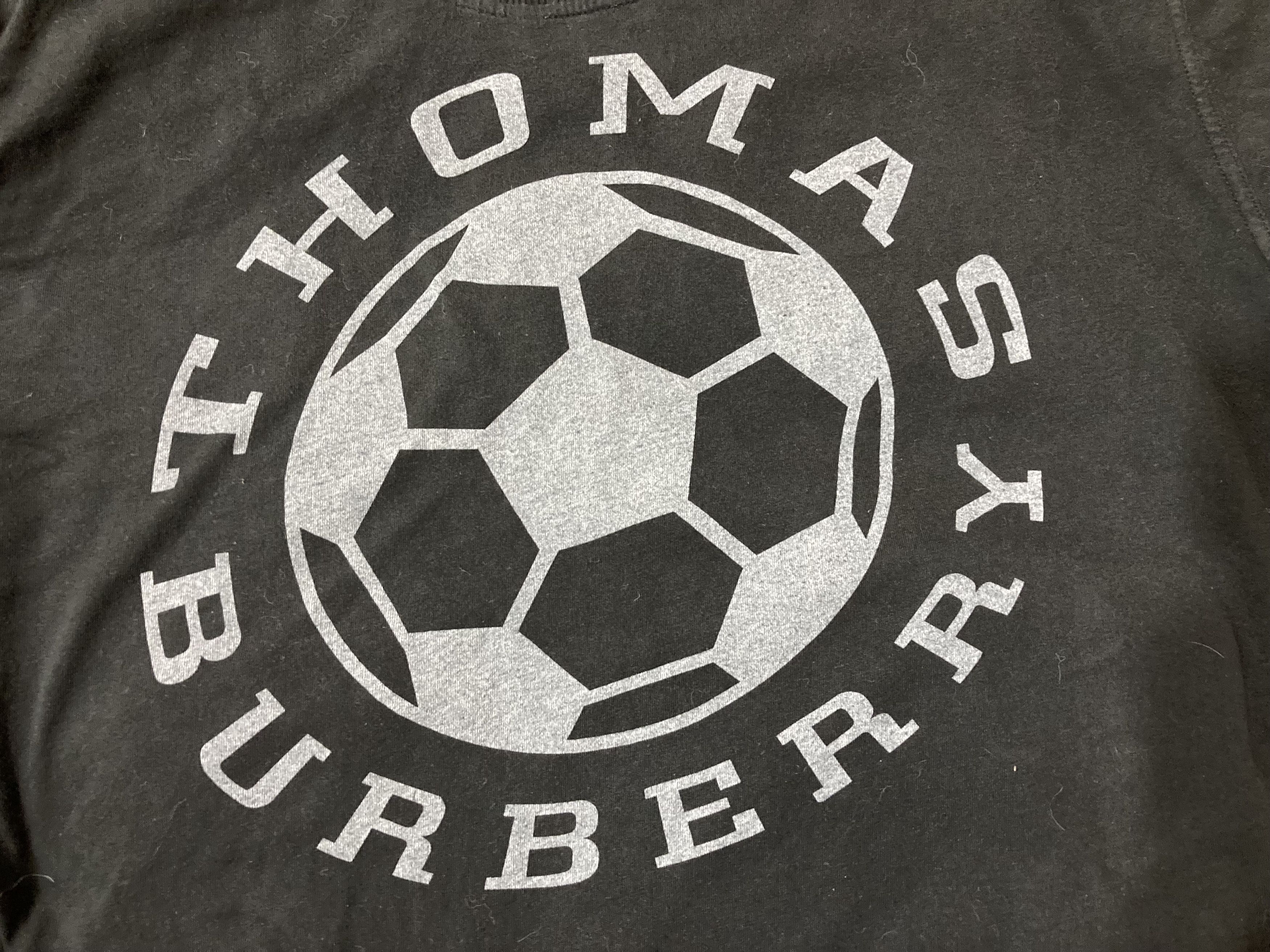 Burberry Vintage Thomas Burberry Ball Big Logo T Shirt Size US XL / EU 56 / 4 - 4 Thumbnail