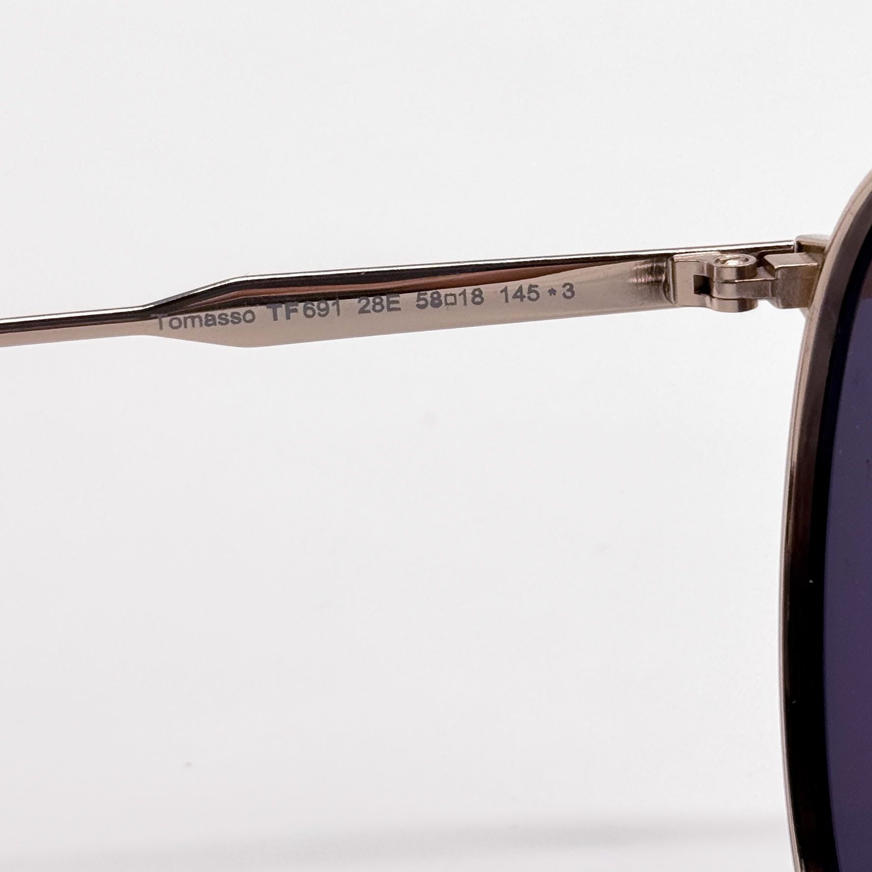 Tom Ford NEW TOM FORD TOMASSO SUNGLASSES TF691 28E GOLD FT0691 Size ONE SIZE - 7 Thumbnail