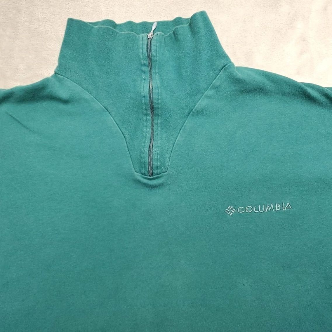 Vintage Vintage Columbia Shirt Men XL Green Cotton Long Sleeve 1/4 Zip Pullover Outdoors Size US XL / EU 56 / 4 - 2 Thumbnail