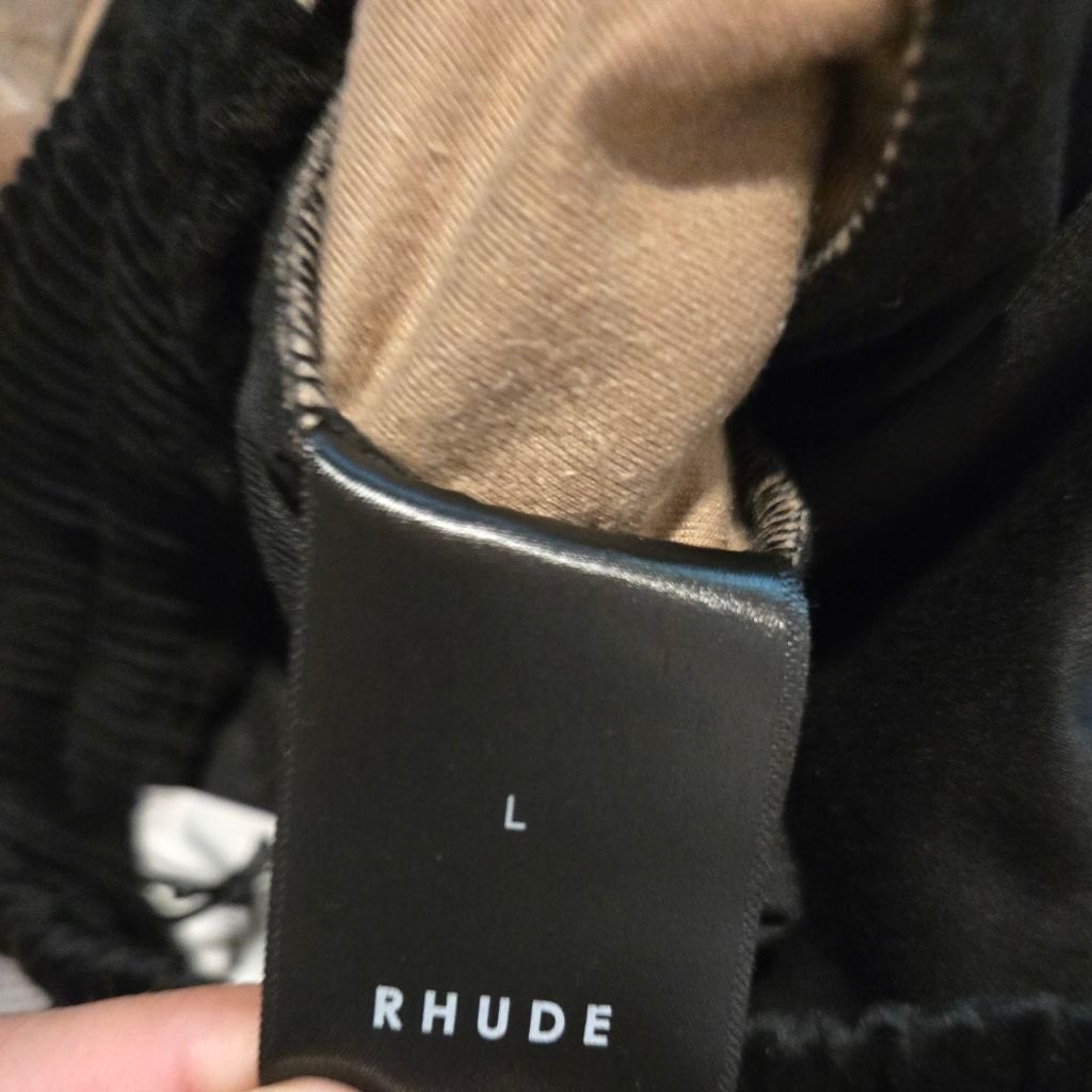 Rhude Rhude Black Velour Pant Size L NWT Size US 34 / EU 50 - 5 Thumbnail