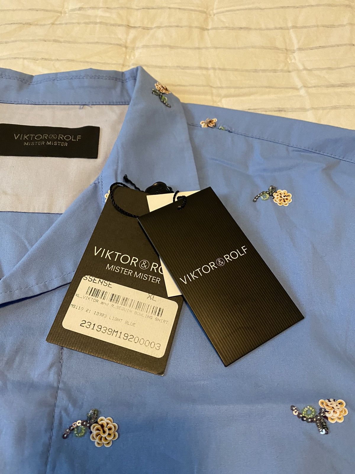 Viktor & Rolf Viktor & Rolf Mister Mister Sequin S/S Shirt XL Size US XL / EU 56 / 4 - 7 Thumbnail