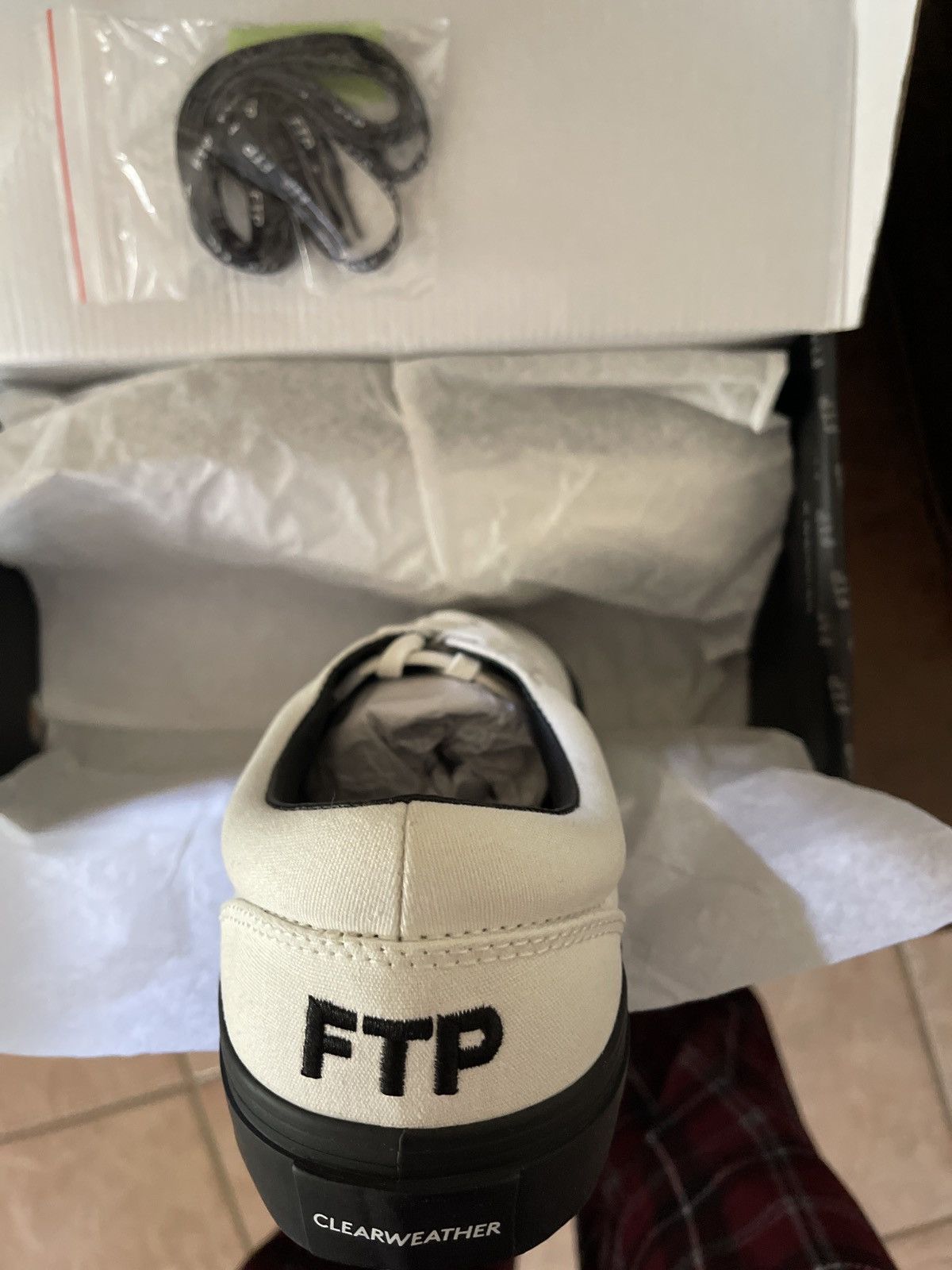 image of Clear Weather x Fuck The Population Ftp X Clearweather Donny White Shoes, Men's (Size 11)