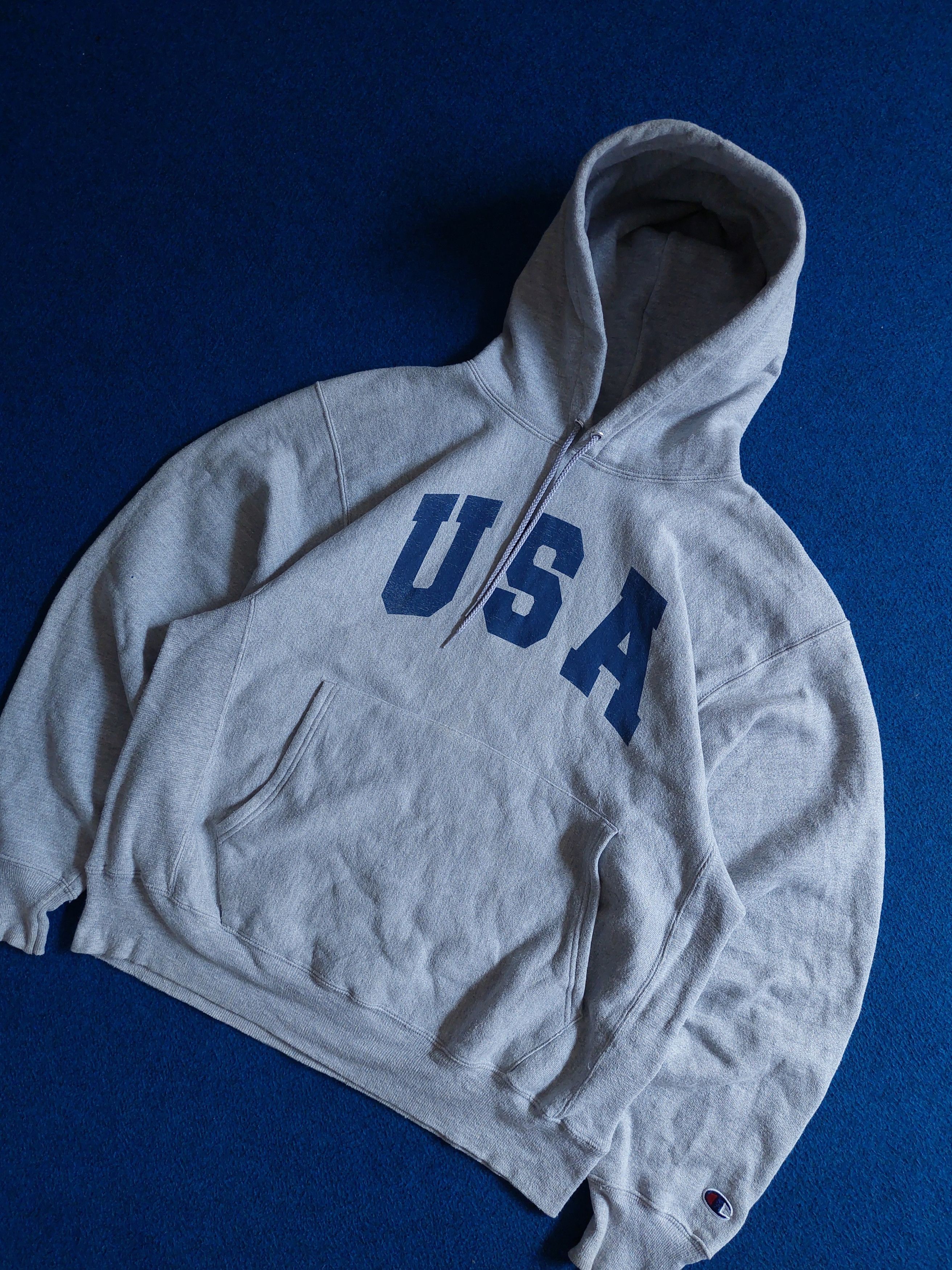 Champion × Vintage Vintage champion reverse weave blank hoodie Size US M / EU 48-50 / 2 - 2 Thumbnail