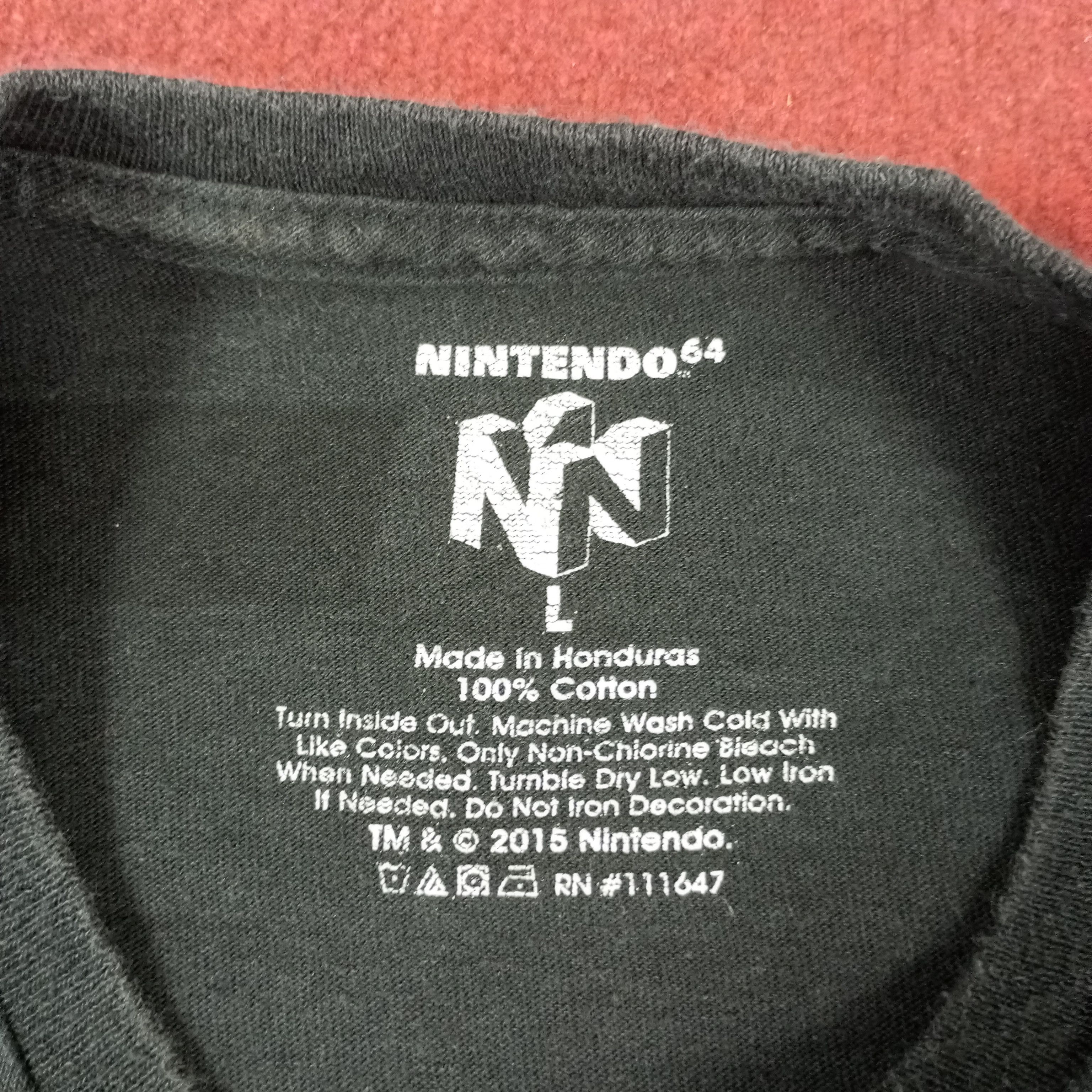 Nintendo × Playstation × Vintage Nintendo Logo Design Video Games Promo Style Tshirt Size US L / EU 52-54 / 3 - 5 Thumbnail