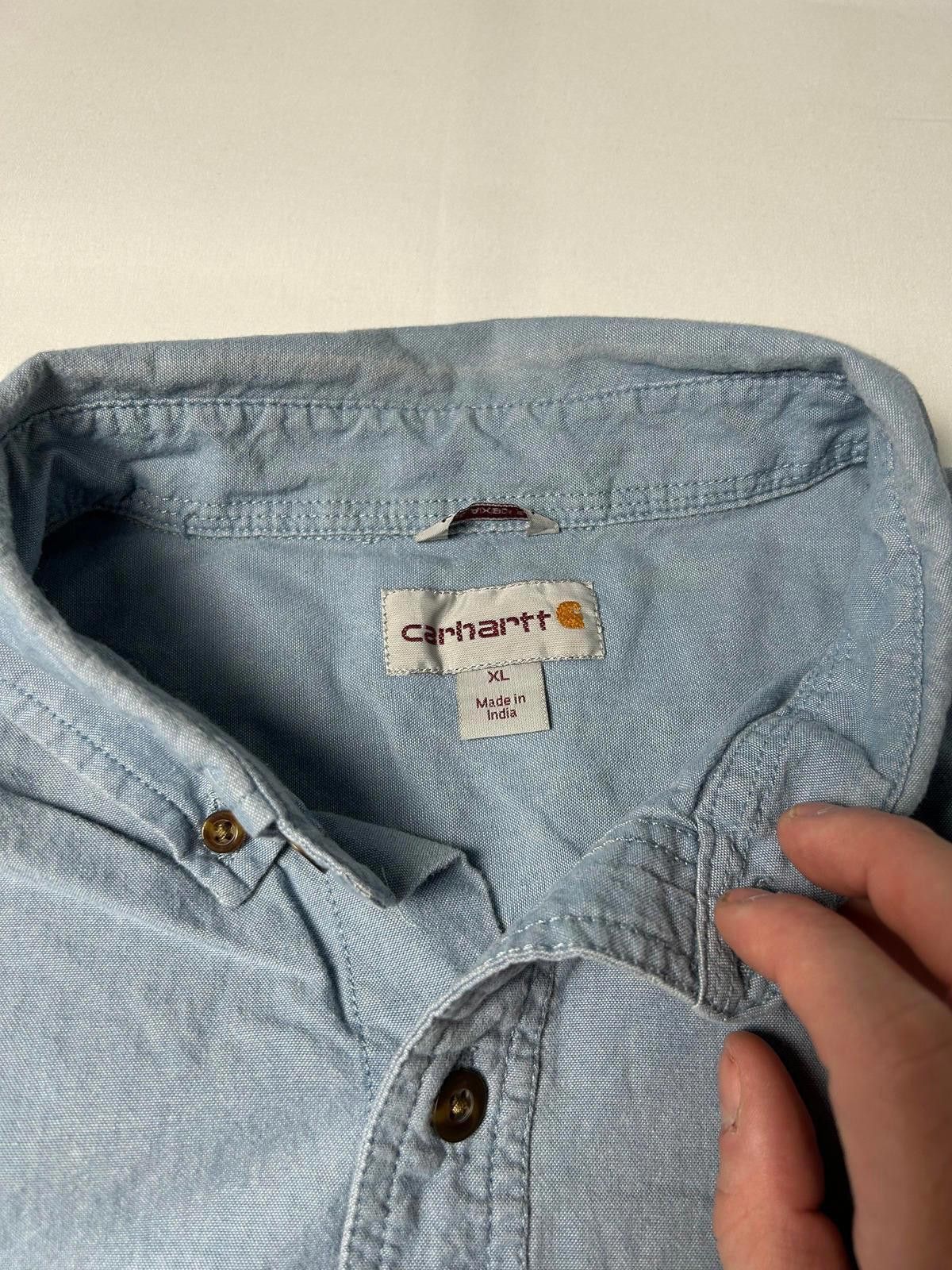 Carhartt Carhartt Pocket Shirt Heavyweight Overshirt Workwear Blue Size US XL / EU 56 / 4 - 5 Thumbnail