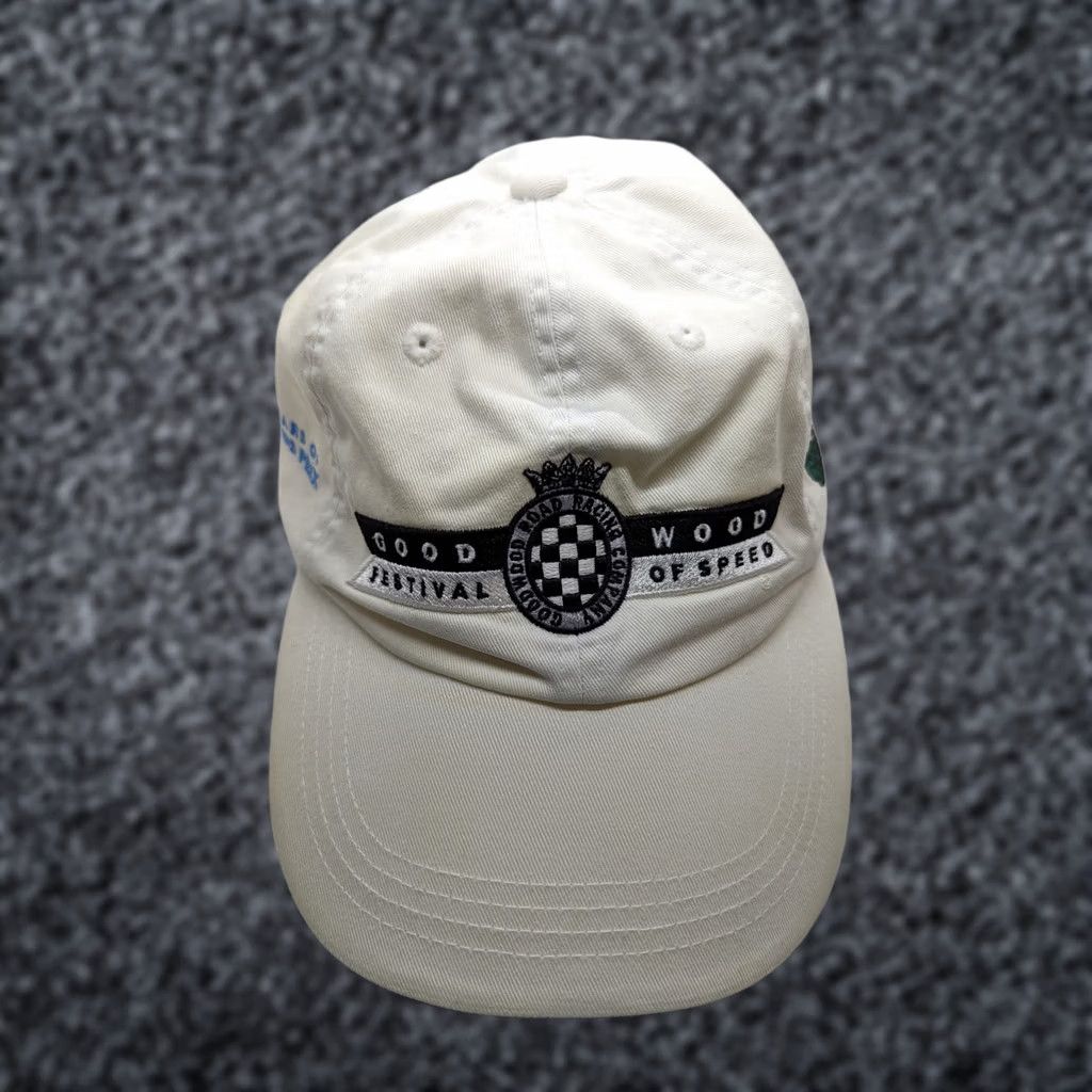 Wood Wood Goodwood festival of speed hat Baseball cap white 100 years of Grands Prix Size ONE SIZE - 1 Thumbnail
