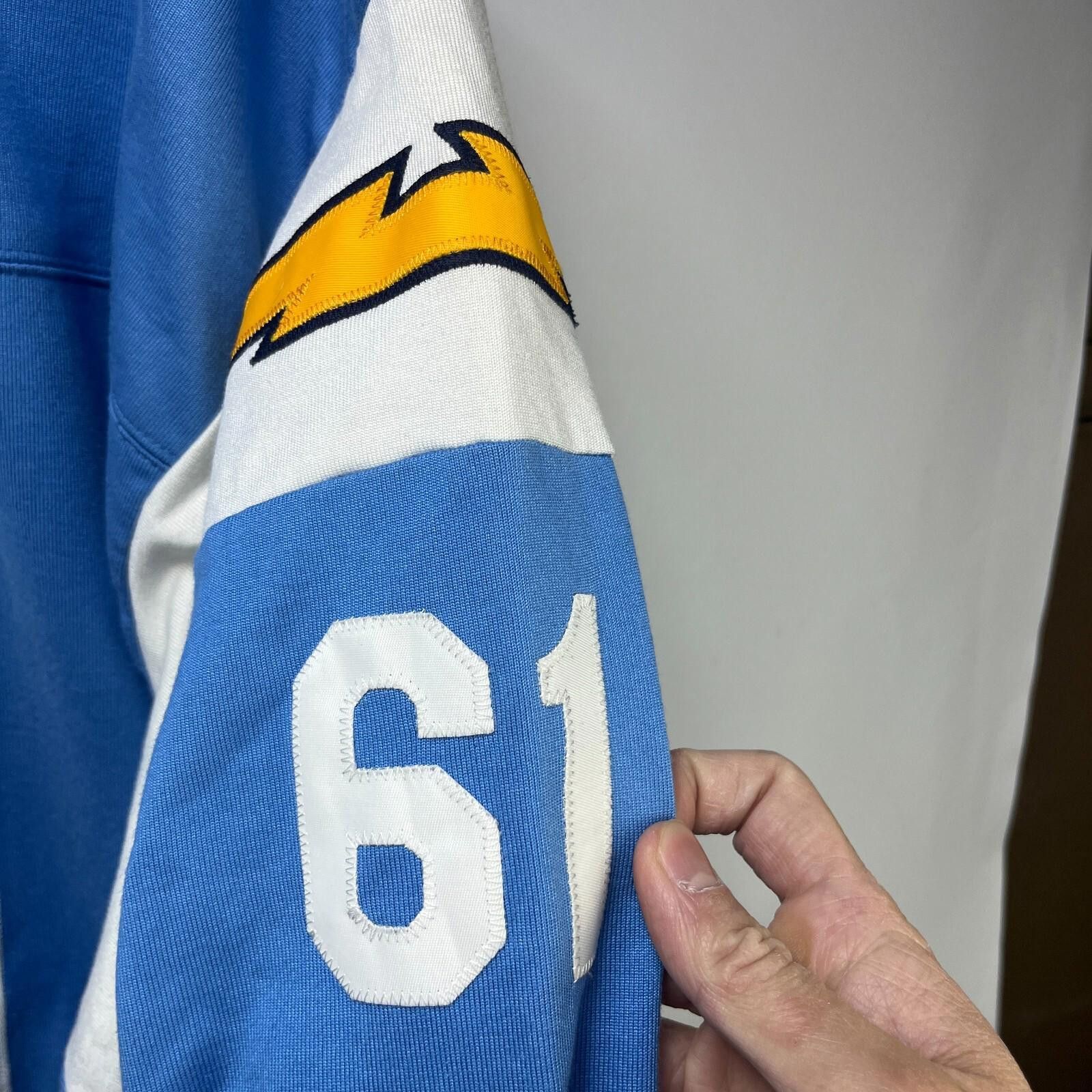 Other VINTAGE LOS ANGELES CHARGERS 1961 NFL THROWBACK JERSEY 3XL Size ONE SIZE - 7 Thumbnail