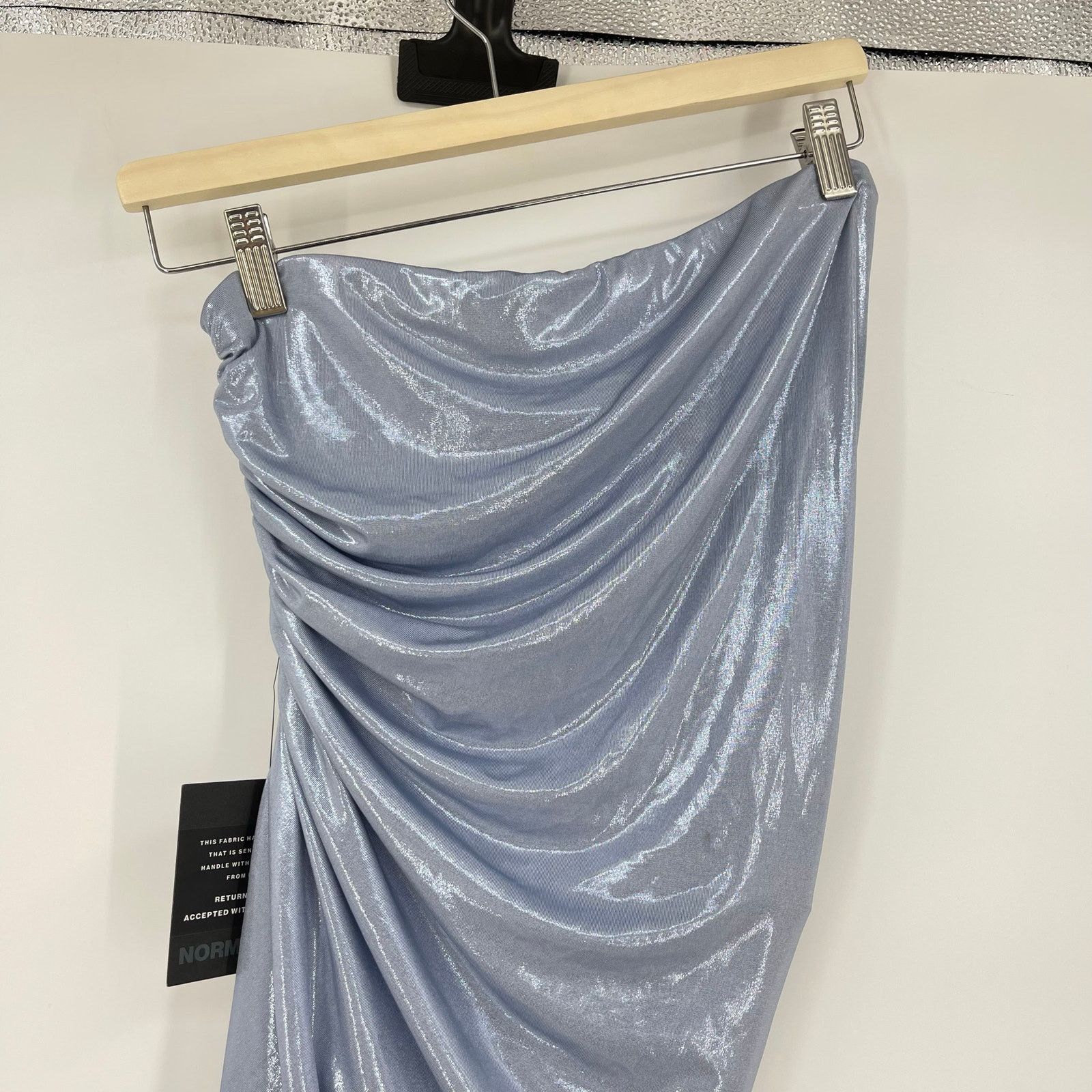 Norma Kamali Norma Kamali | Strapless Diana Pickleball Dress Blue S Size S / US 4 / IT 40 - 8 Thumbnail