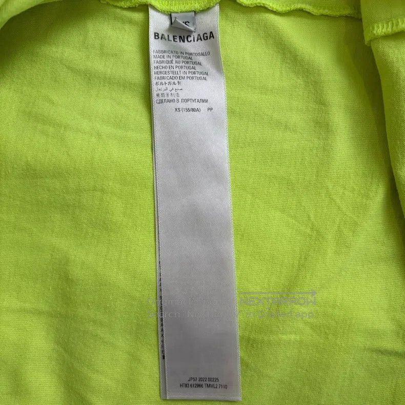 Balenciaga Balenciaga Printed Logo Round Neck Short Sleeve Size US XS / EU 42 / 0 - 4 Thumbnail