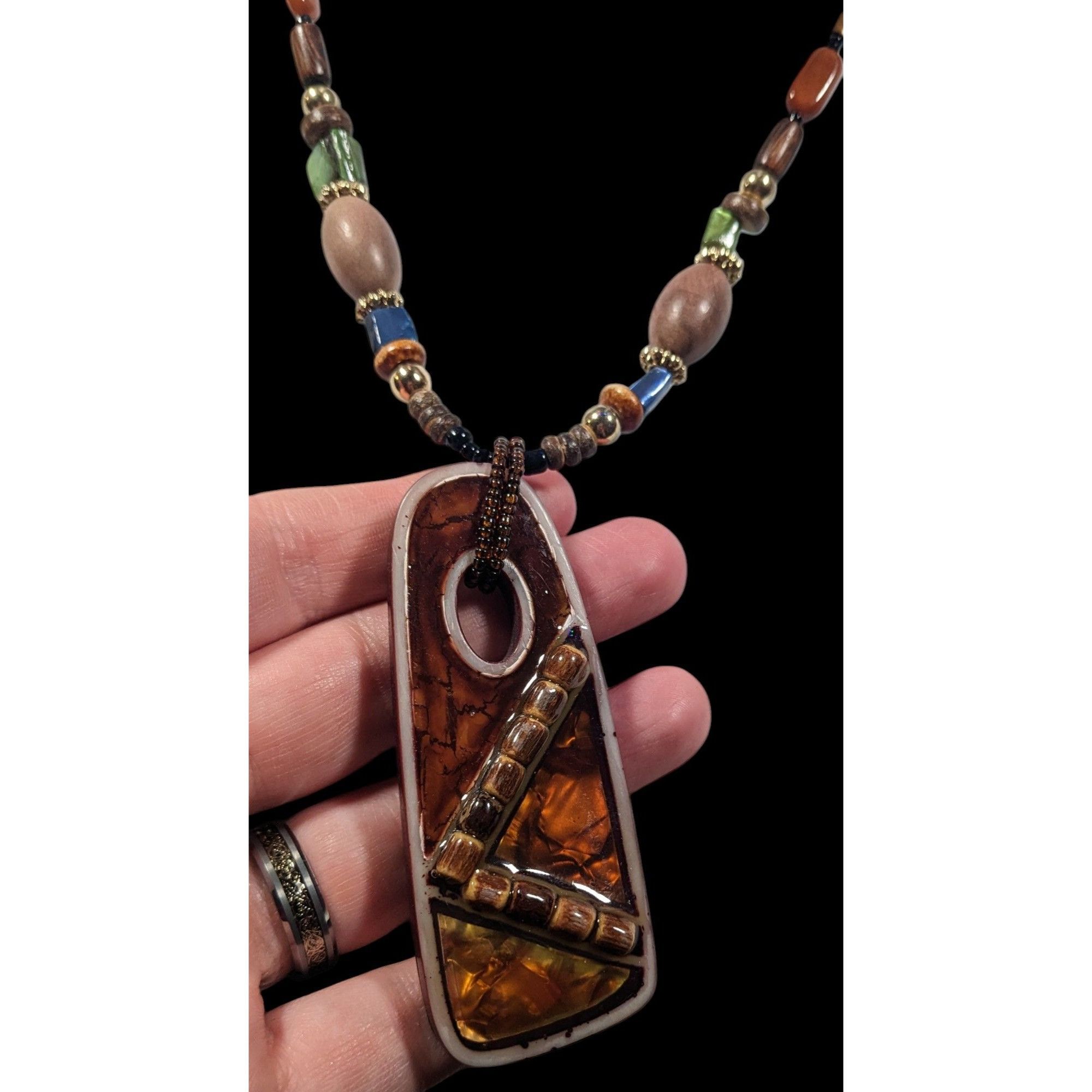 Other You & I Chunky Bohemian Abstract Pendant Necklace Size ONE SIZE - 5 Thumbnail