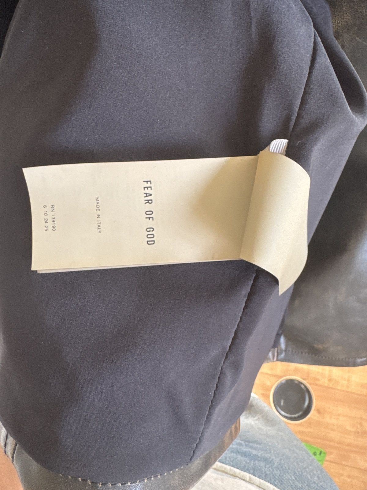 Fear of God Rider Oversized Distressed Leather Jacket Size US M / EU 48-50 / 2 - 8 Thumbnail