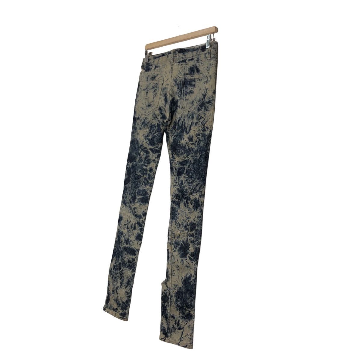 Hysteric Glamour 🔥Acid Wash Design Skinny Distressed Denim Jeans Works Japan Size US 30 / EU 46 - 10 Thumbnail
